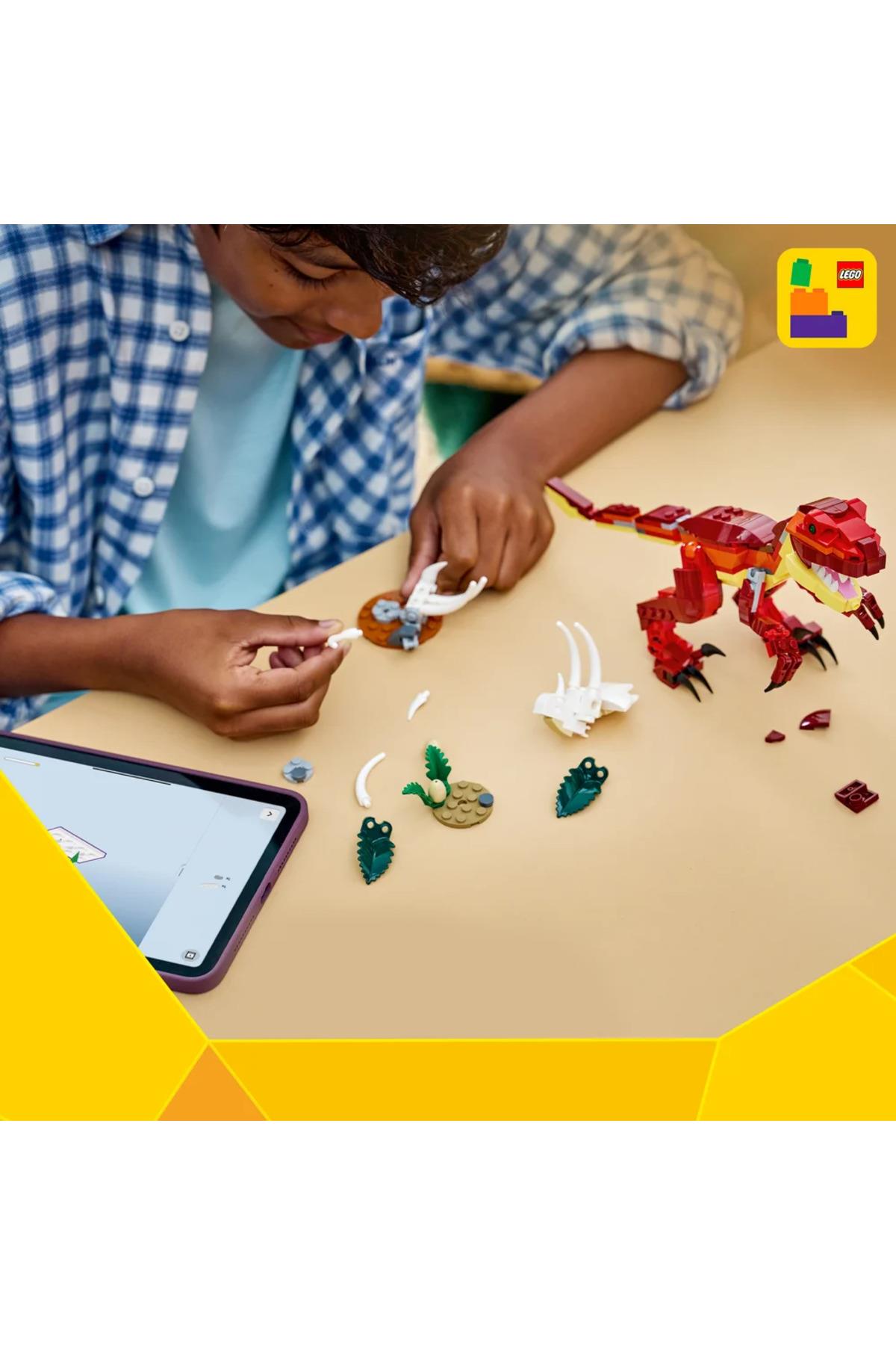 ® Creator 3’ü 1 Arada Vahşi Dinozor 31379 – 8+ Yaratıcı Oyuncak Yapım Seti (283 Parça)-Lego