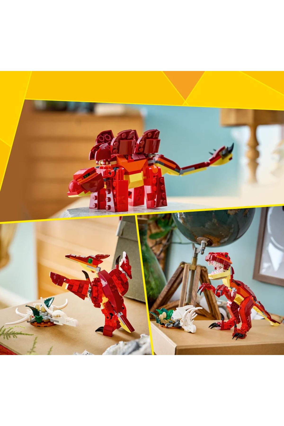® Creator 3’ü 1 Arada Vahşi Dinozor 31379 – 8+ Yaratıcı Oyuncak Yapım Seti (283 Parça)-Lego