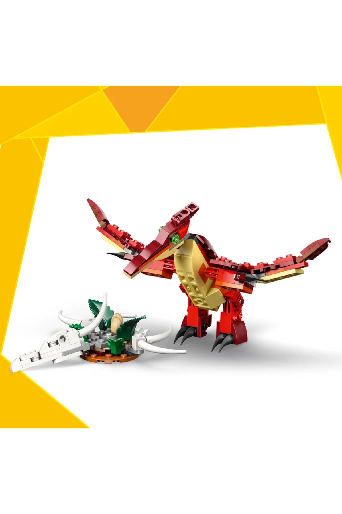 ® Creator 3’ü 1 Arada Vahşi Dinozor 31379 – 8+ Yaratıcı Oyuncak Yapım Seti (283 Parça)-Lego
