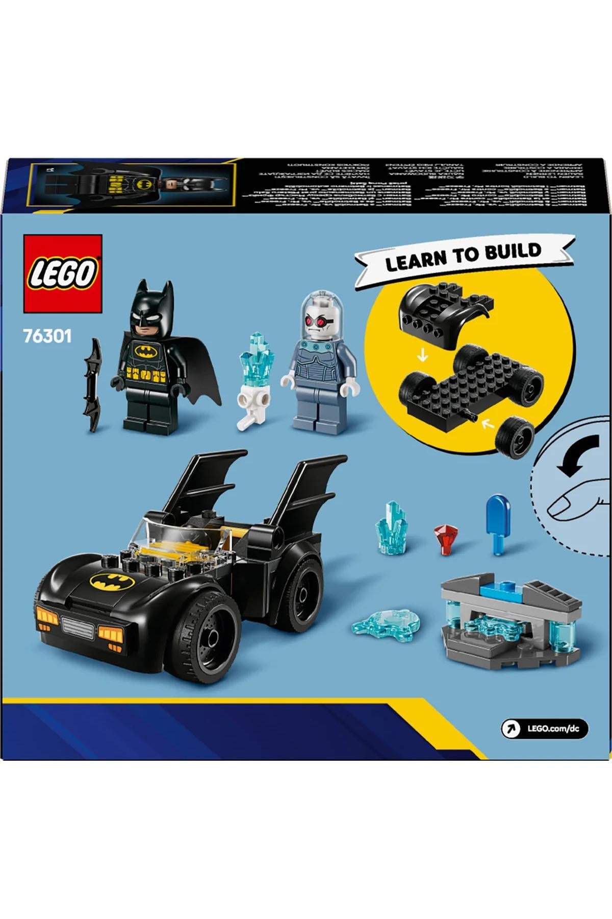 ® DC Batman™: Batman ve Batmobile™, Mr. Freeze™’e Karşı 76301 - 4+ Yaratıcı Oyuncak Yapım Seti (63P)-Lego