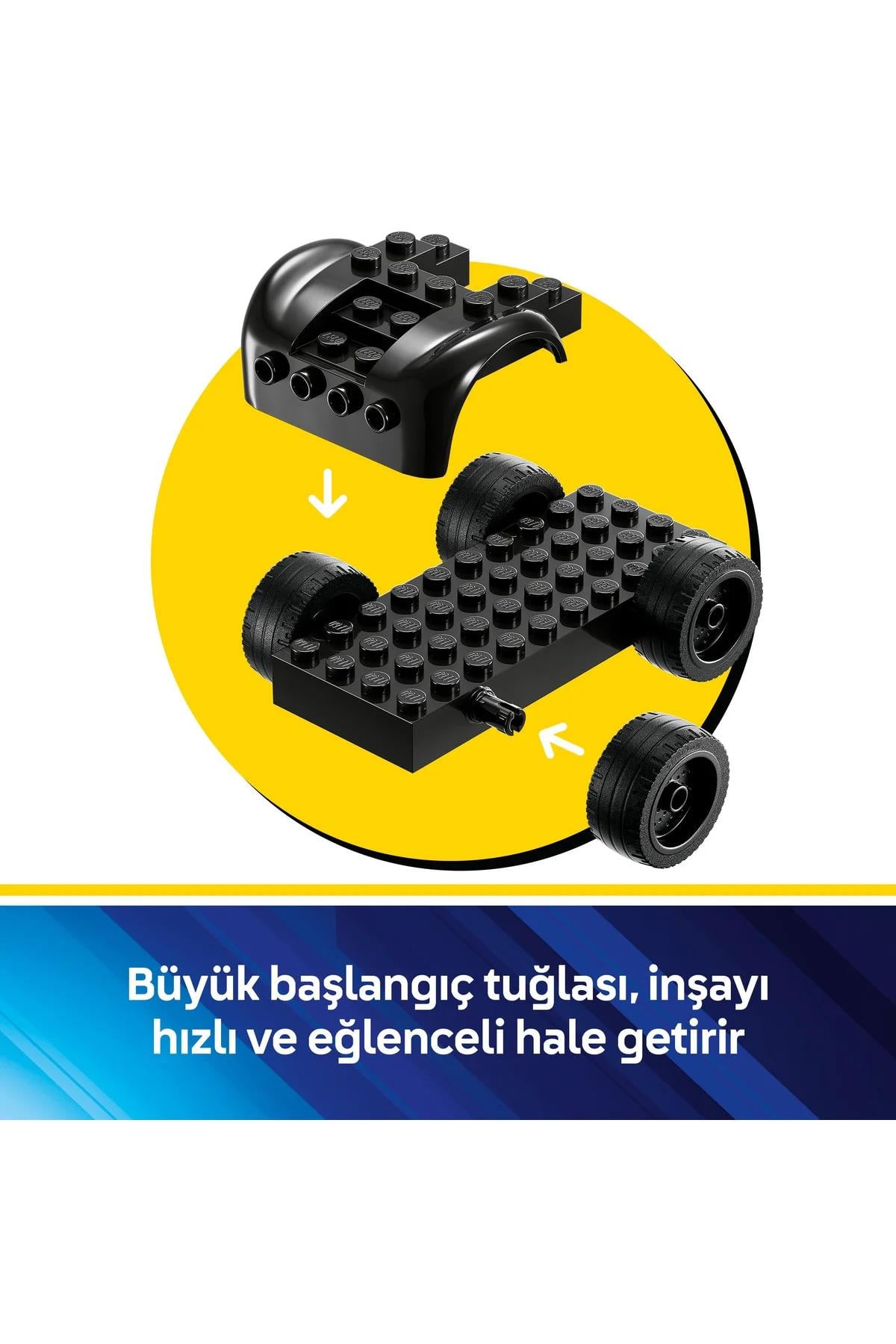 ® DC Batman™: Batman ve Batmobile™, Mr. Freeze™’e Karşı 76301 - 4+ Yaratıcı Oyuncak Yapım Seti (63P)-Lego