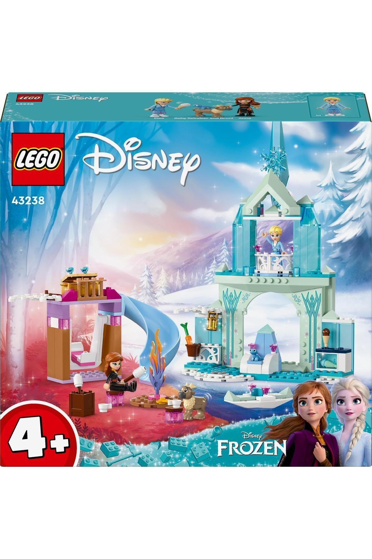 ®  Disney Frozen Elsa’nın Karlar Ülkesi Şatosu 43238 - 4 Yaş+ İçin Yapım Seti (163 Parça)-Lego