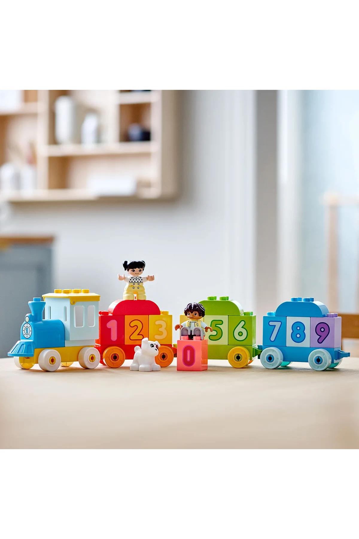 ® DUPLO® İlk Sayı Treni - Saymayı Öğren 10954 - 1/2+ Eğitici Oyuncak Yapım Seti (23P)-Lego