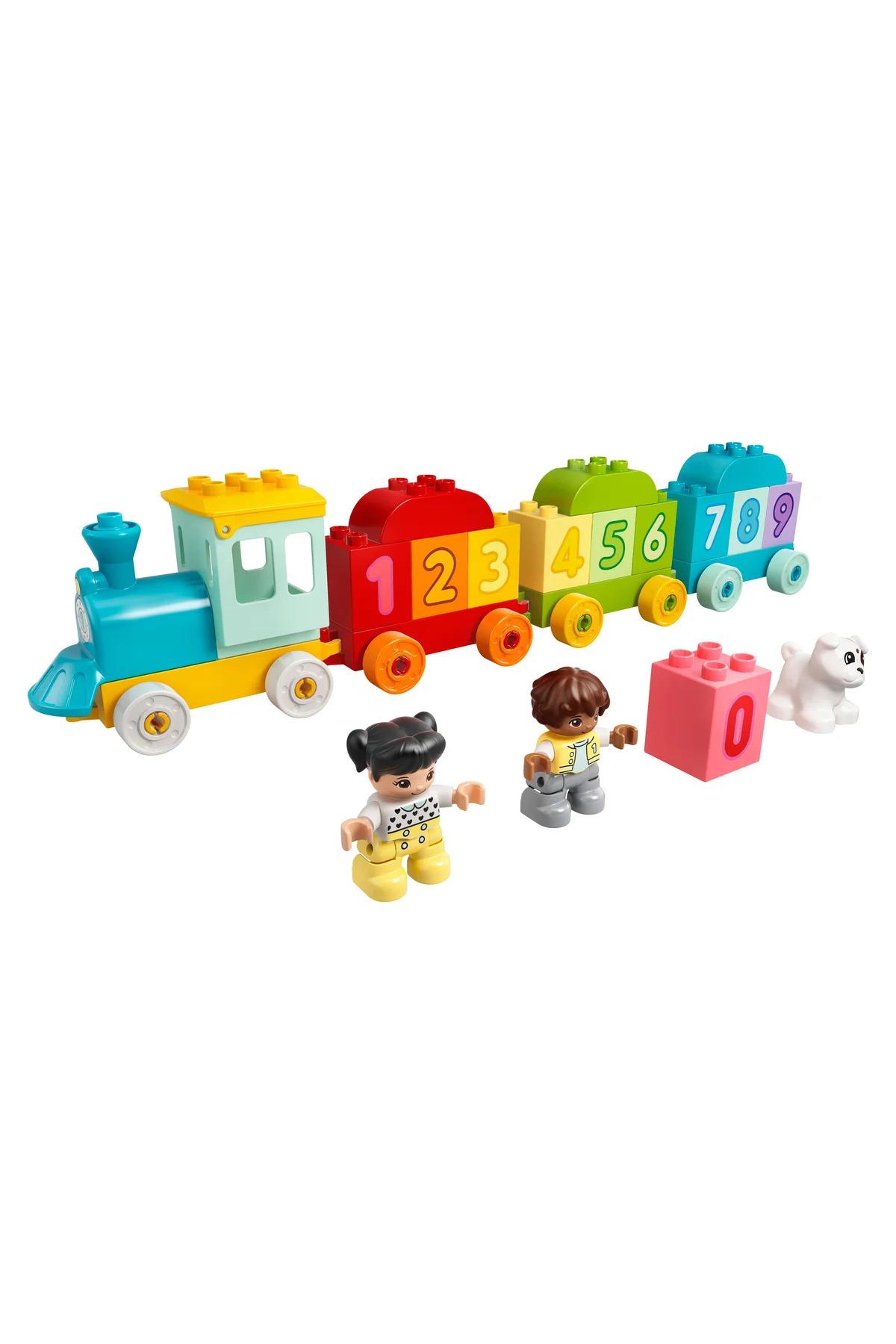 ® DUPLO® İlk Sayı Treni - Saymayı Öğren 10954 - 1/2+ Eğitici Oyuncak Yapım Seti (23P)-Lego