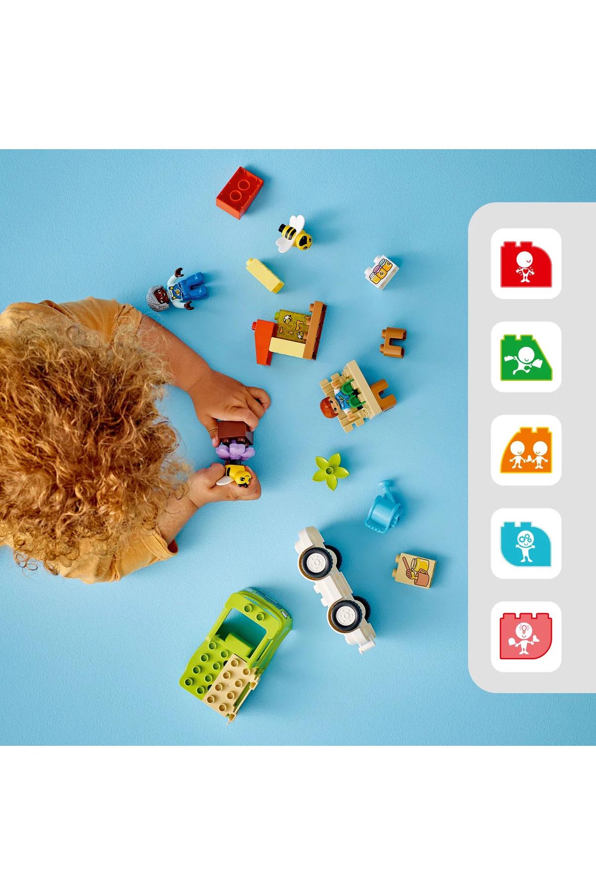 ® DUPLO® Kasabası Arıların ve Arı Kovanlarının Bakımı 10419 - 2+ Eğitici Oyuncak Yapım Seti (22P)-Lego