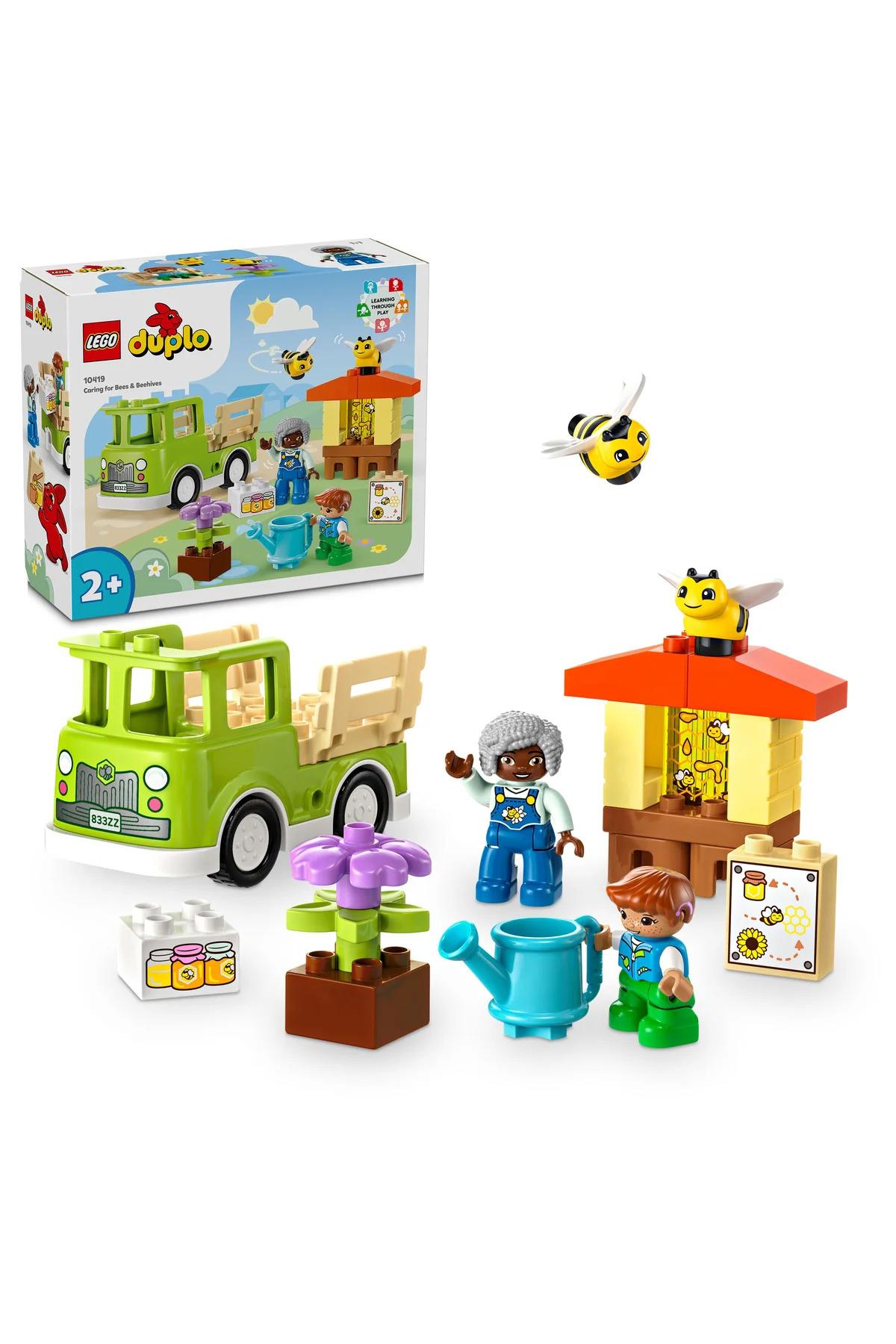 ® DUPLO® Kasabası Arıların ve Arı Kovanlarının Bakımı 10419 - 2+ Eğitici Oyuncak Yapım Seti (22P)-Lego
