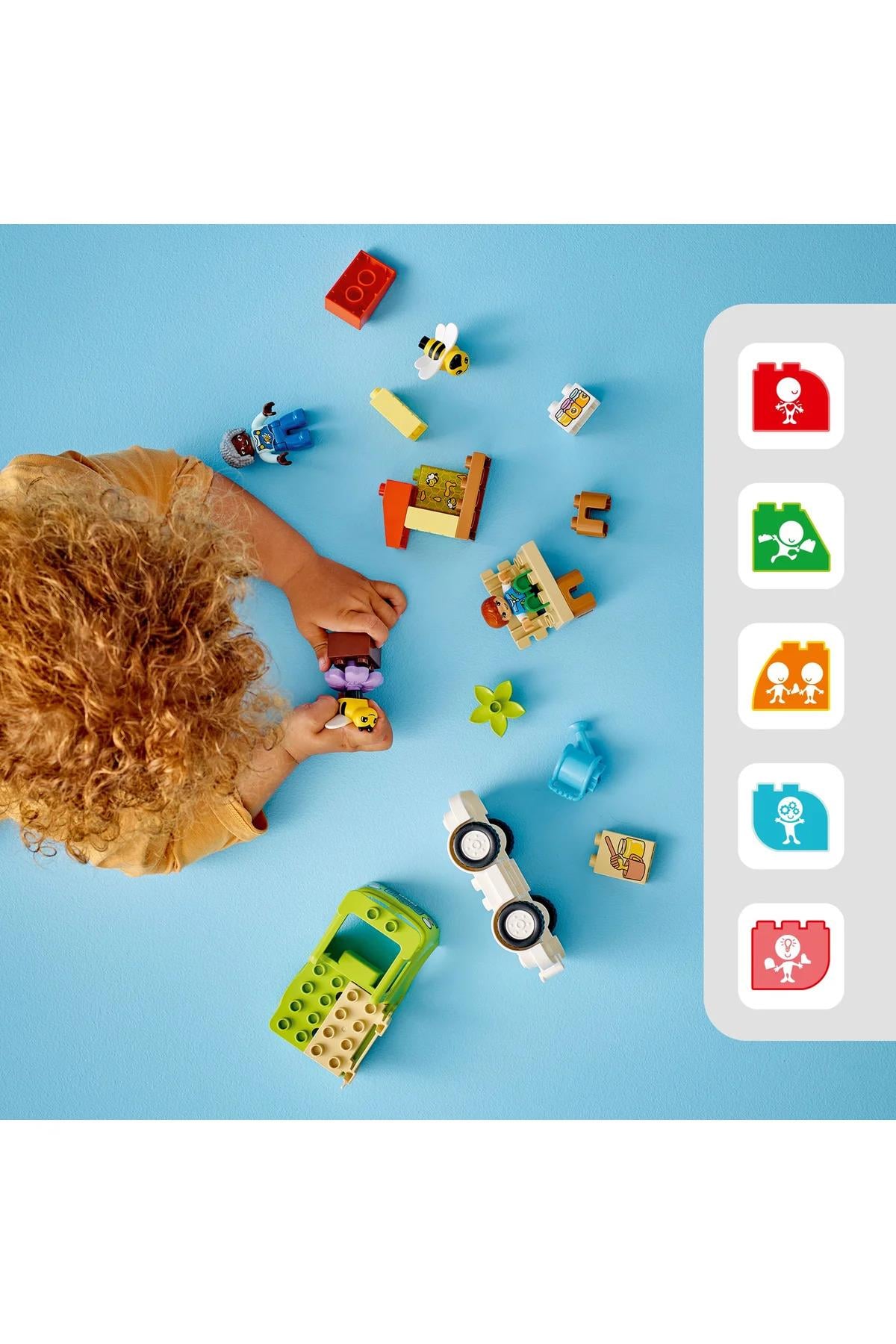 ® DUPLO® Kasabası Arıların ve Arı Kovanlarının Bakımı 10419 - 2+ Eğitici Oyuncak Yapım Seti (22P)-Lego