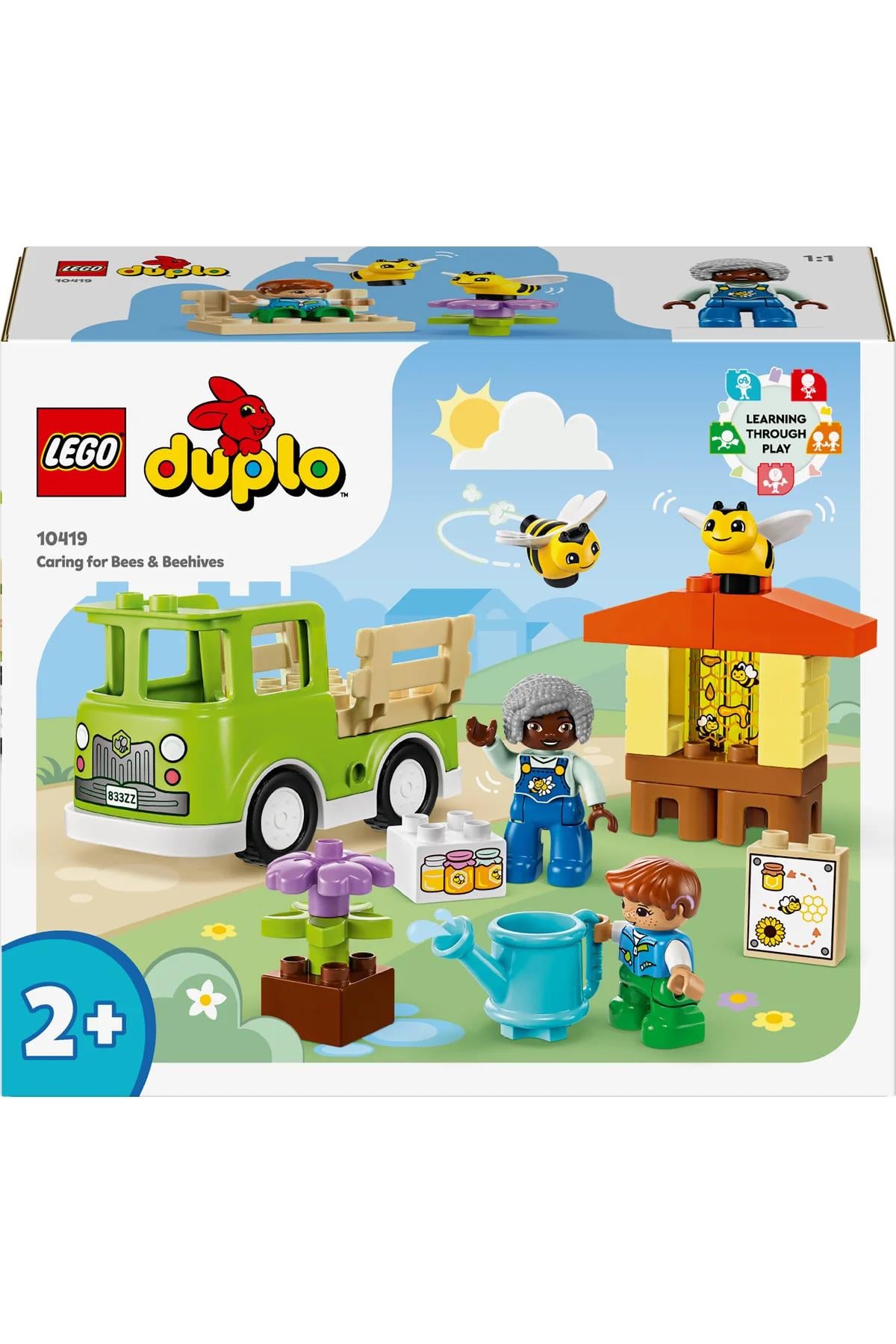 ® DUPLO® Kasabası Arıların ve Arı Kovanlarının Bakımı 10419 - 2+ Eğitici Oyuncak Yapım Seti (22P)-Lego