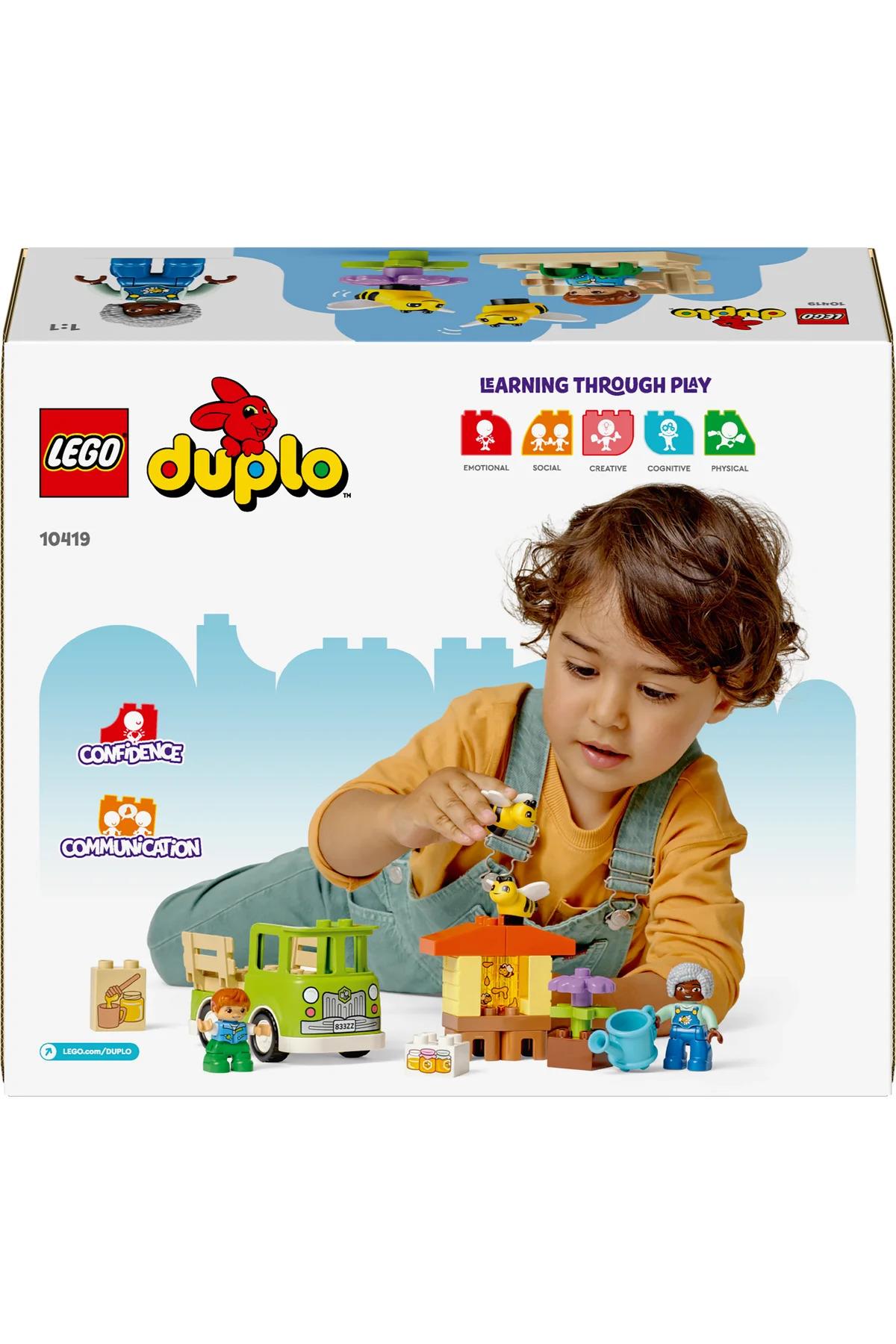 ® DUPLO® Kasabası Arıların ve Arı Kovanlarının Bakımı 10419 - 2+ Eğitici Oyuncak Yapım Seti (22P)-Lego