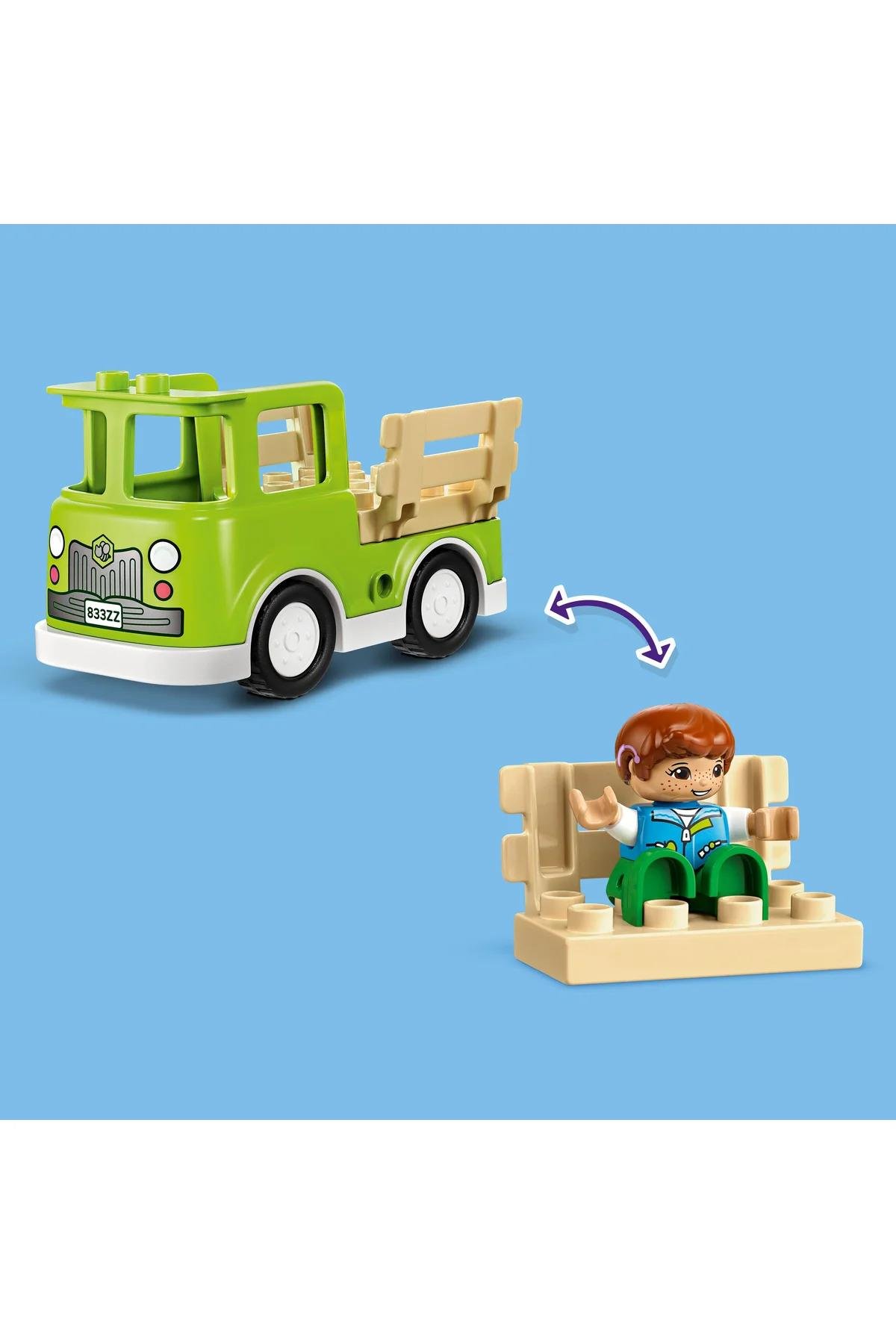® DUPLO® Kasabası Arıların ve Arı Kovanlarının Bakımı 10419 - 2+ Eğitici Oyuncak Yapım Seti (22P)-Lego