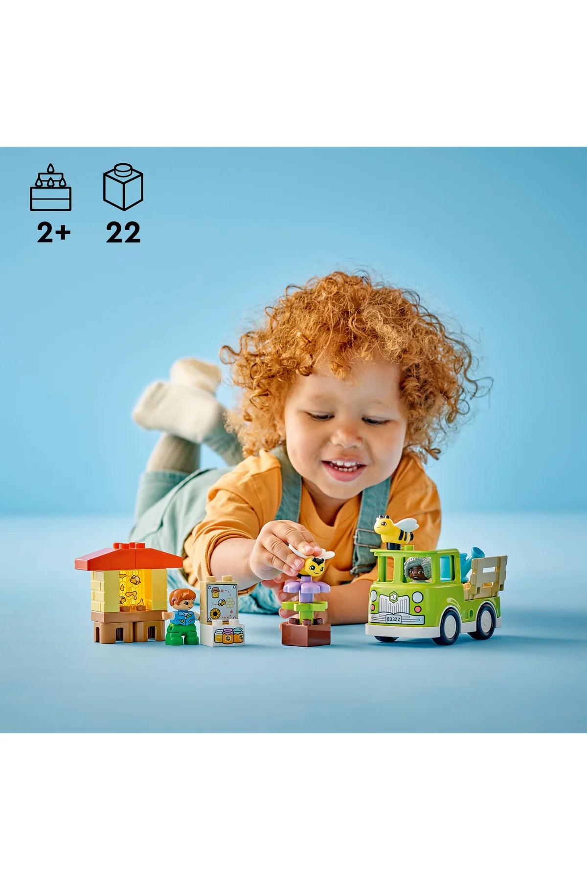 ® DUPLO® Kasabası Arıların ve Arı Kovanlarının Bakımı 10419 - 2+ Eğitici Oyuncak Yapım Seti (22P)-Lego