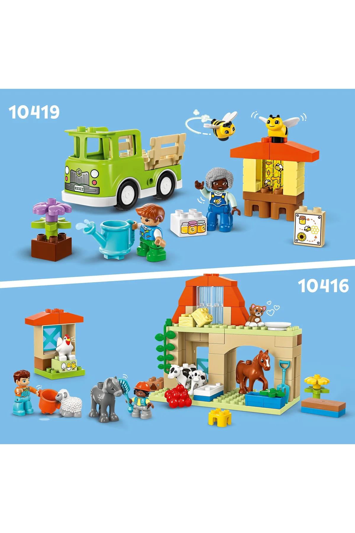 ® DUPLO® Kasabası Arıların ve Arı Kovanlarının Bakımı 10419 - 2+ Eğitici Oyuncak Yapım Seti (22P)-Lego
