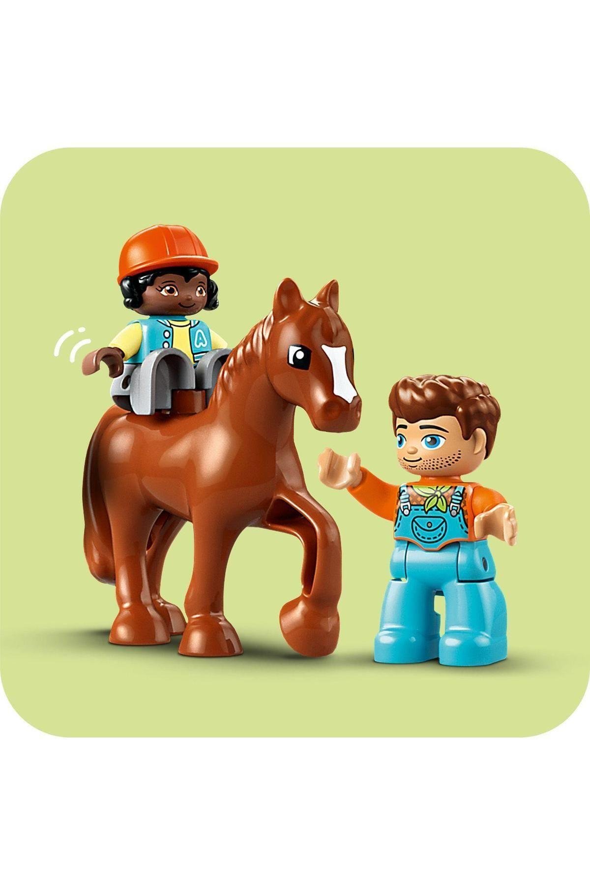 ® DUPLO® Kasabası Çiftlikte Hayvanların Bakımı 10416- 2 Yaş ve Üzeri İçin Yapım Seti (74 Parça)-Lego