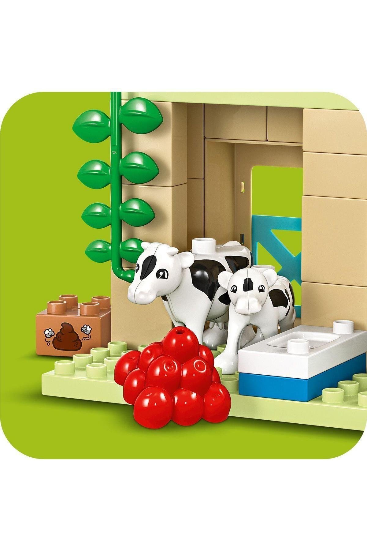 ® DUPLO® Kasabası Çiftlikte Hayvanların Bakımı 10416- 2 Yaş ve Üzeri İçin Yapım Seti (74 Parça)-Lego