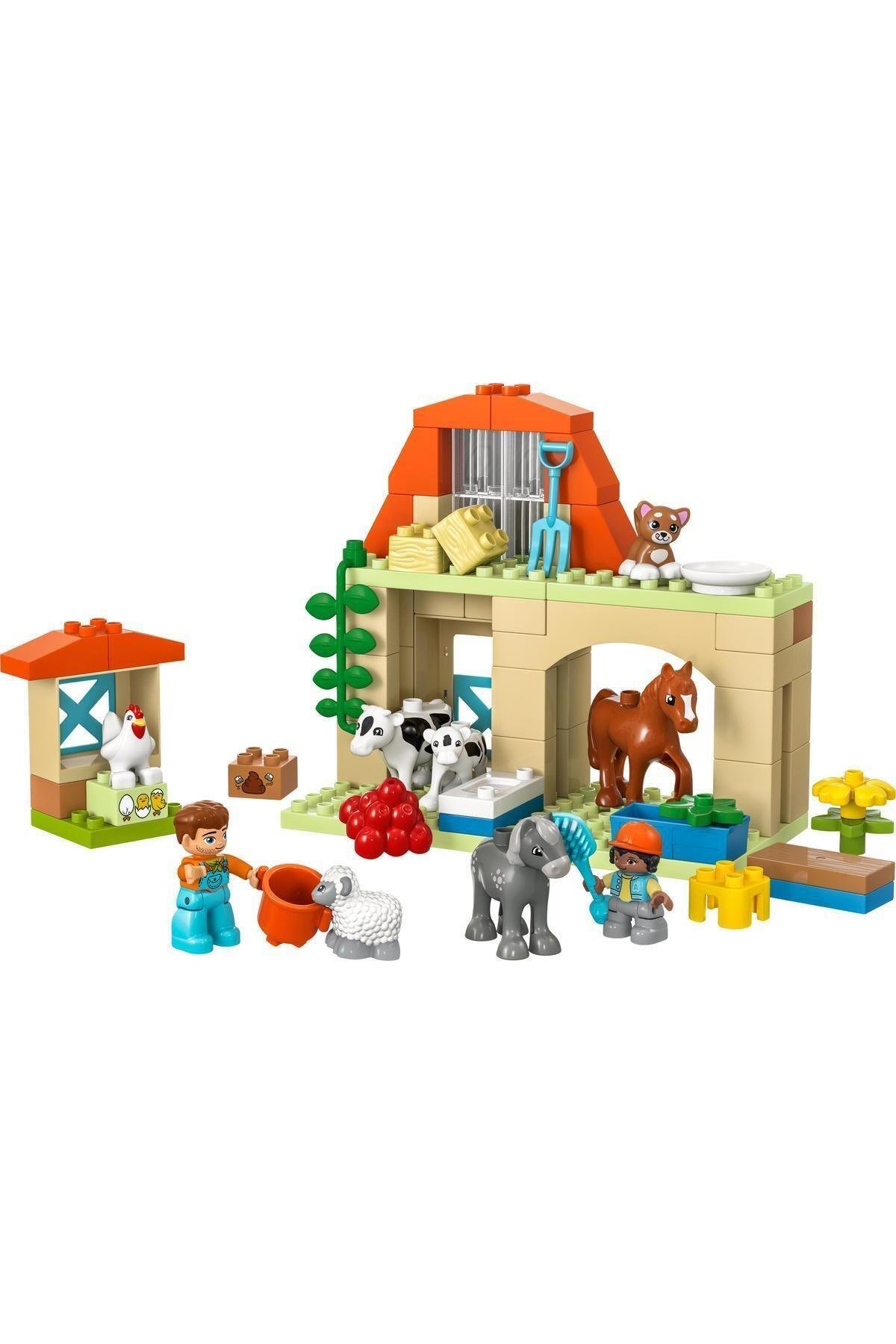 ® DUPLO® Kasabası Çiftlikte Hayvanların Bakımı 10416- 2 Yaş ve Üzeri İçin Yapım Seti (74 Parça)-Lego