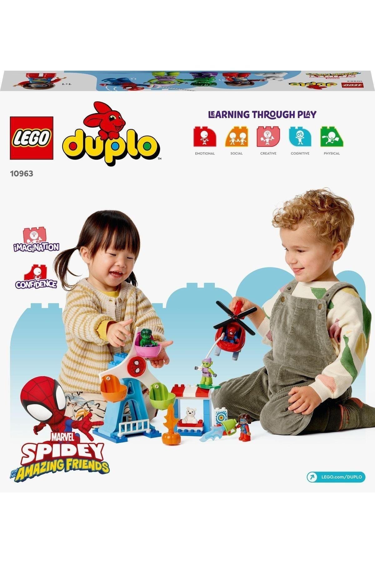 ® DUPLO® Marvel Örümcek Adam ve Arkadaşları: Lunapark Macerası 10963 - Yapım Seti (41 Parça)-Lego