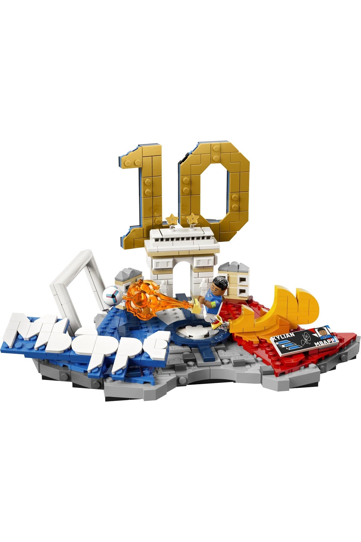 ® Editions Kylian Mbappé – Unutulmaz Futbol Anları 43013 - 10+ için Oyuncak Yapım Seti (490P)-Lego