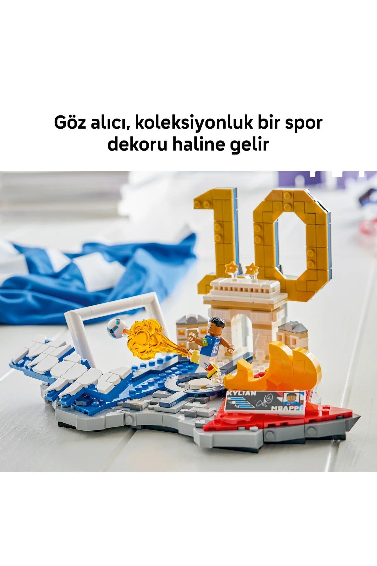 ® Editions Kylian Mbappé – Unutulmaz Futbol Anları 43013 - 10+ için Oyuncak Yapım Seti (490P)-Lego