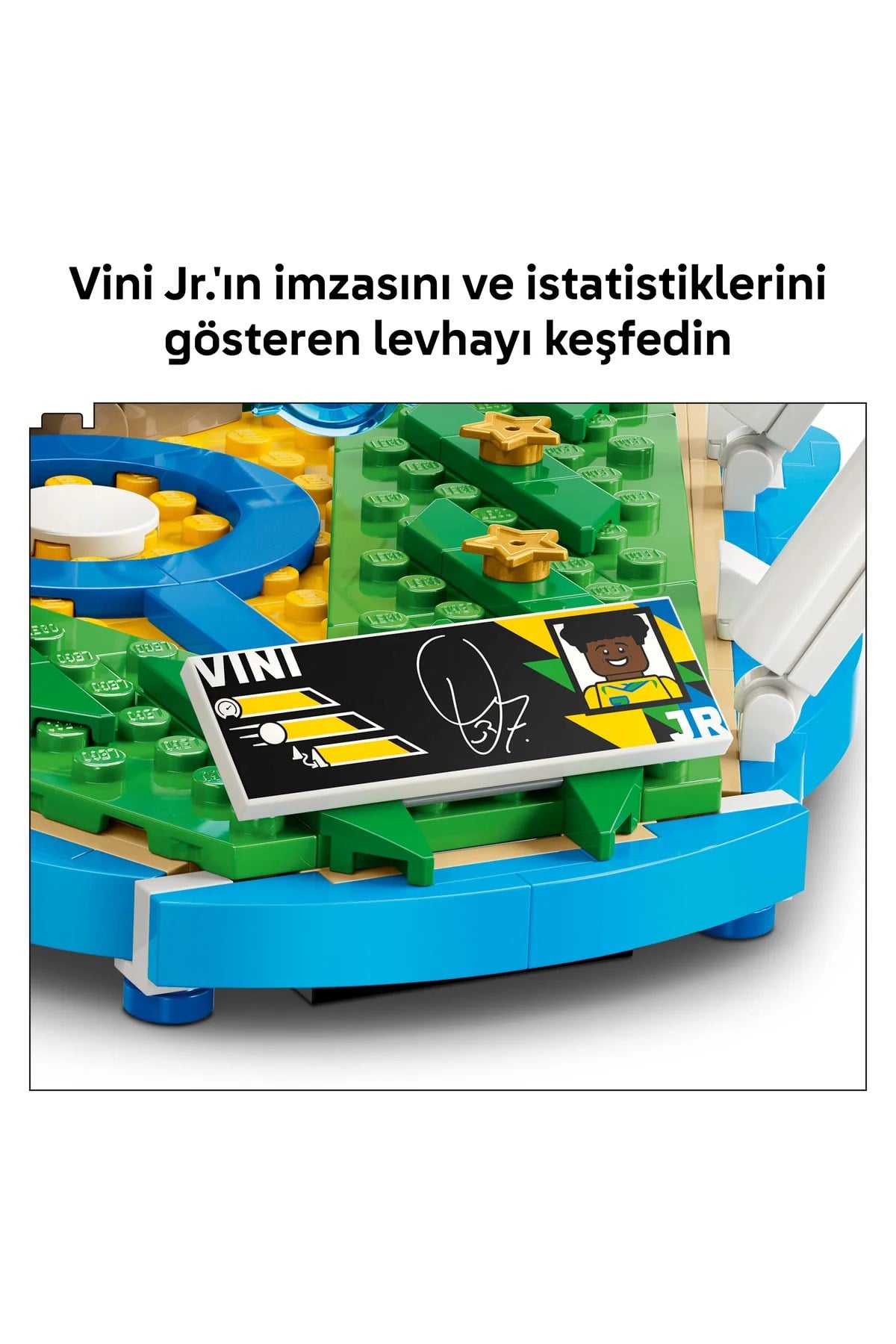 ® Editions Vini Jr. – Unutulmaz Futbol Anları 43027 - 10+ için Oyuncak Yapım Seti (510 Parça)-Lego