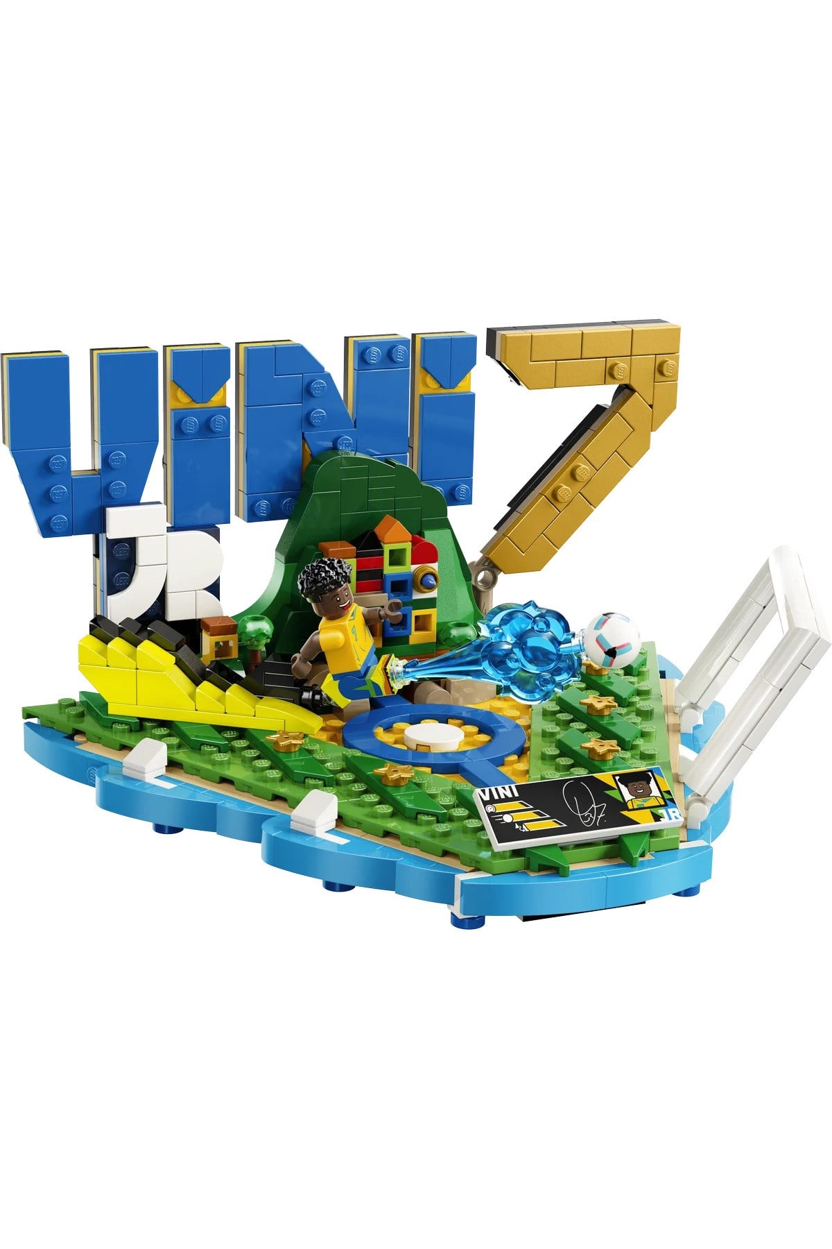 ® Editions Vini Jr. – Unutulmaz Futbol Anları 43027 - 10+ için Oyuncak Yapım Seti (510 Parça)-Lego