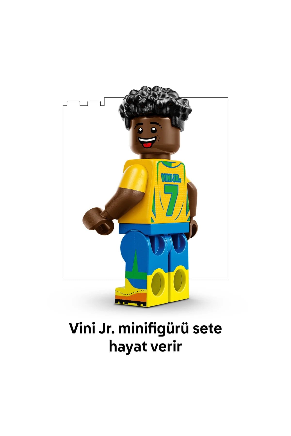 ® Editions Vini Jr. – Unutulmaz Futbol Anları 43027 - 10+ için Oyuncak Yapım Seti (510 Parça)-Lego
