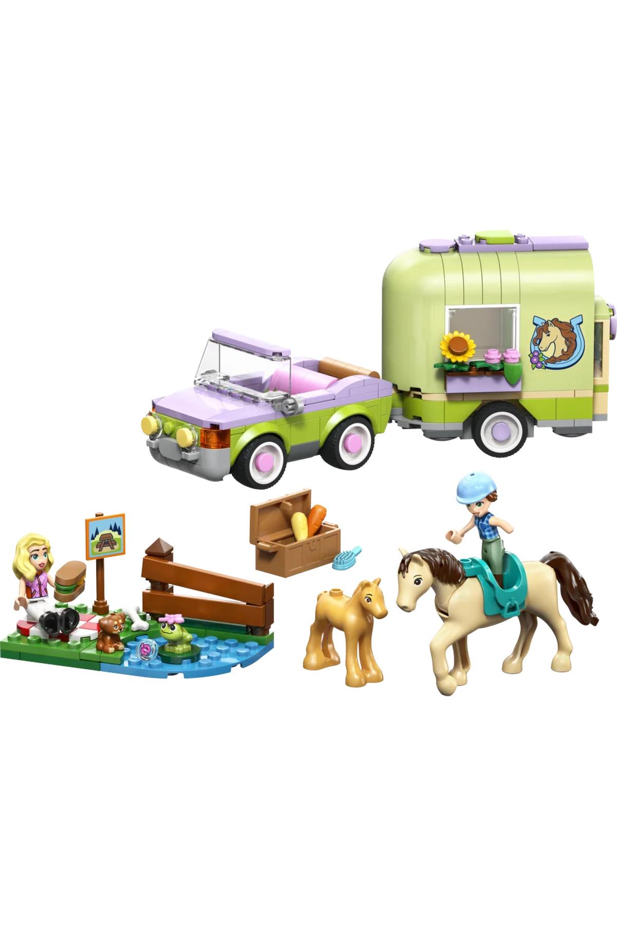 ® Friends At ve Tay Römorku 42695 – 7+ Yaratıcı Oyuncak Yapım Seti (279 Parça)-Lego