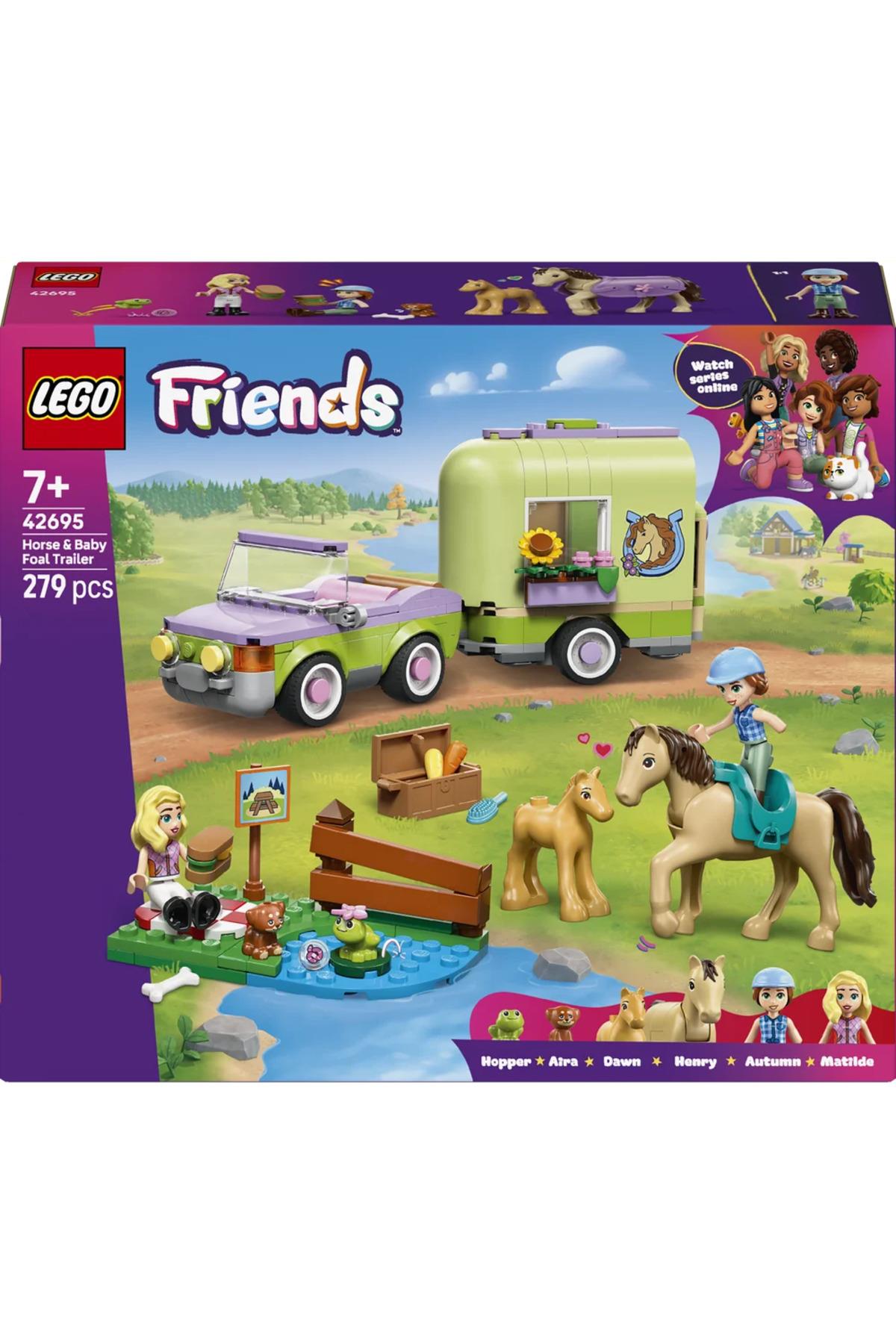 ® Friends At ve Tay Römorku 42695 – 7+ Yaratıcı Oyuncak Yapım Seti (279 Parça)-Lego