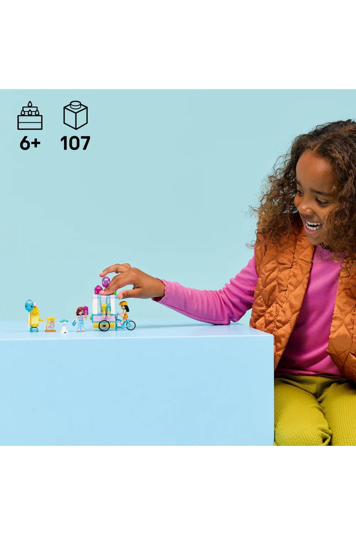 ® Friends Dondurma ve Balon Standı 42692 – 6+ Yaratıcı Oyuncak Yapım Seti (107 Parça)-Lego