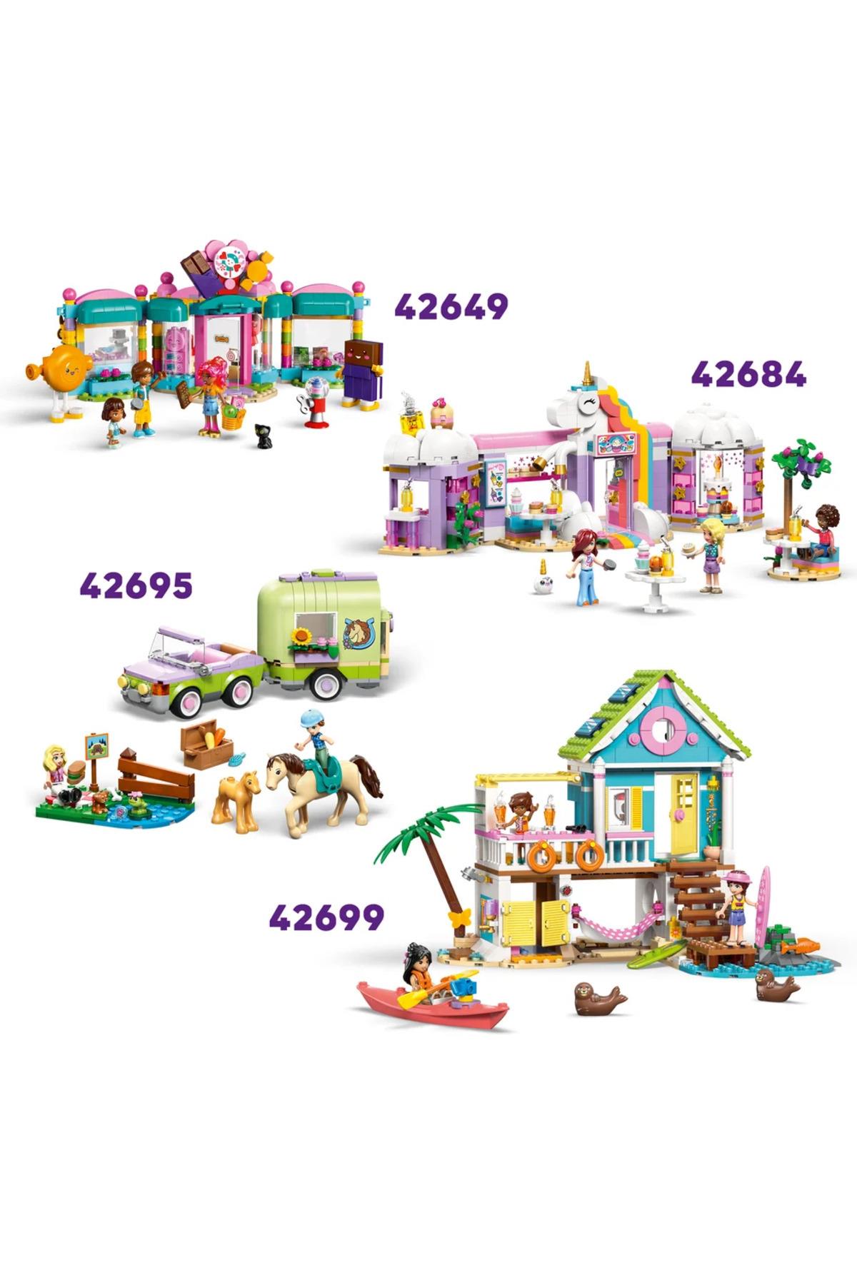 ® Friends Dondurma ve Balon Standı 42692 – 6+ Yaratıcı Oyuncak Yapım Seti (107 Parça)-Lego