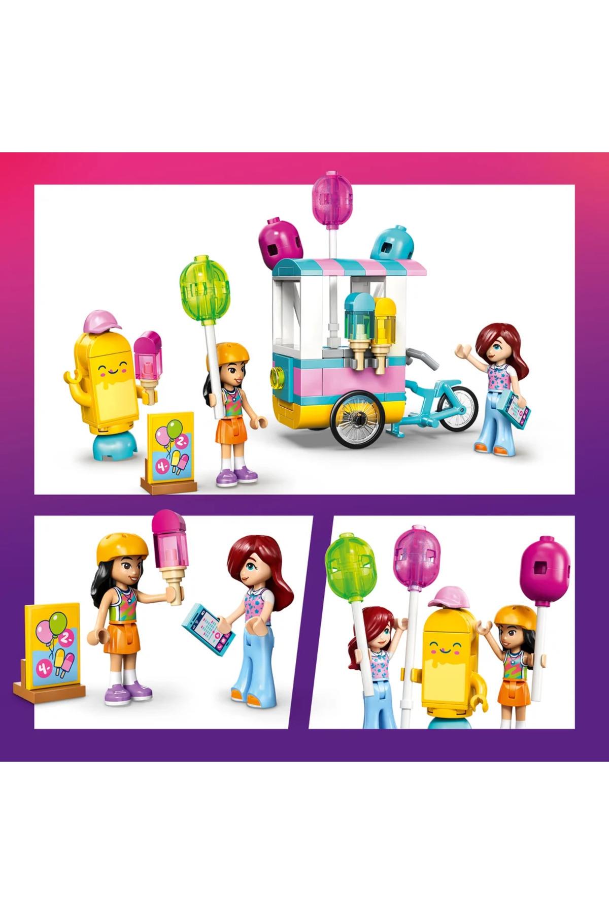 ® Friends Dondurma ve Balon Standı 42692 – 6+ Yaratıcı Oyuncak Yapım Seti (107 Parça)-Lego