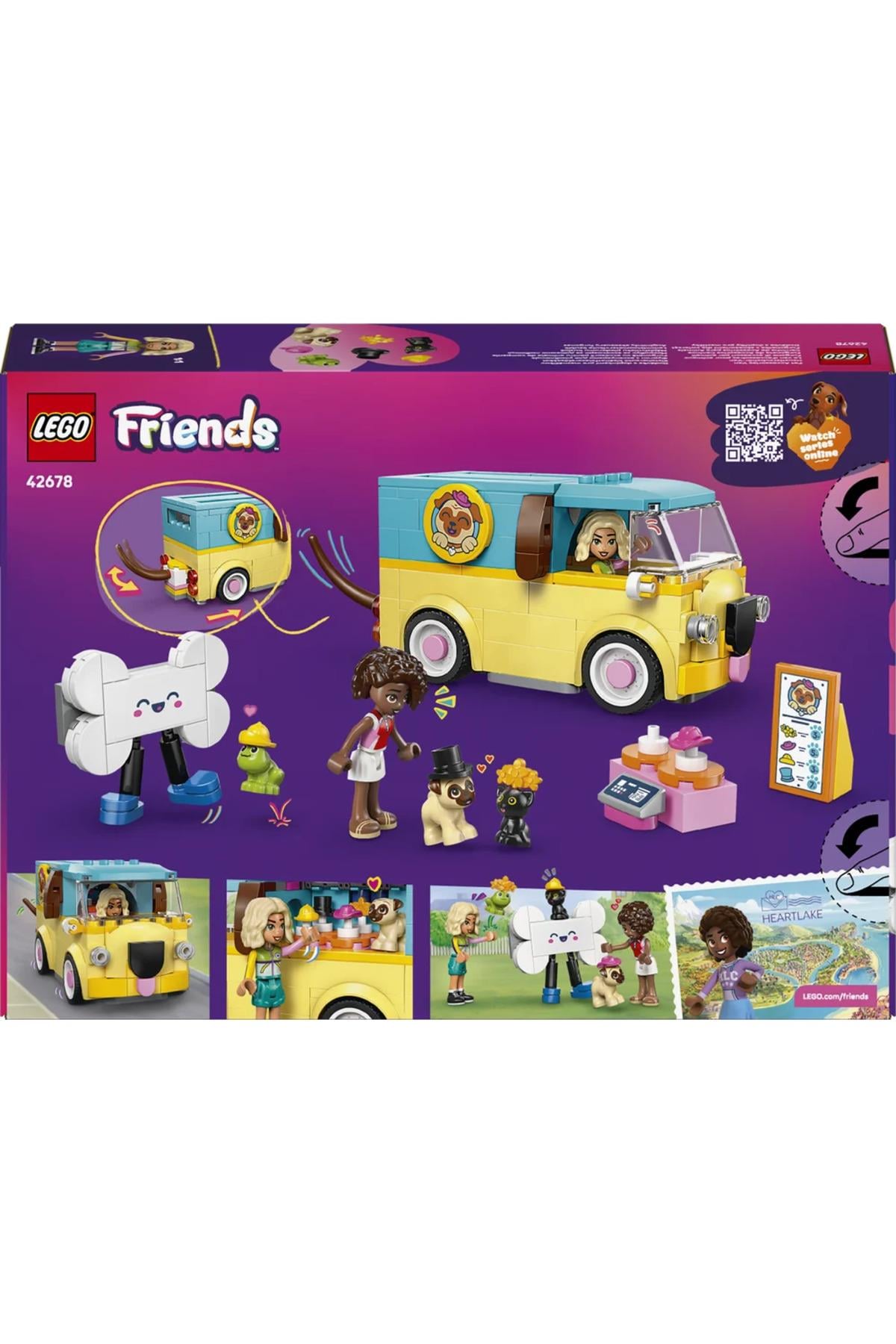 ® Friends Evcil Hayvan Aksesuar Kamyoneti 42678 – 6+ Yaratıcı Oyuncak Yapım Seti (237 Parça)-Lego