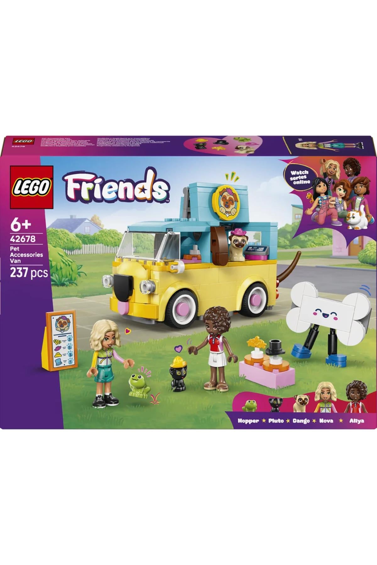® Friends Evcil Hayvan Aksesuar Kamyoneti 42678 – 6+ Yaratıcı Oyuncak Yapım Seti (237 Parça)-Lego
