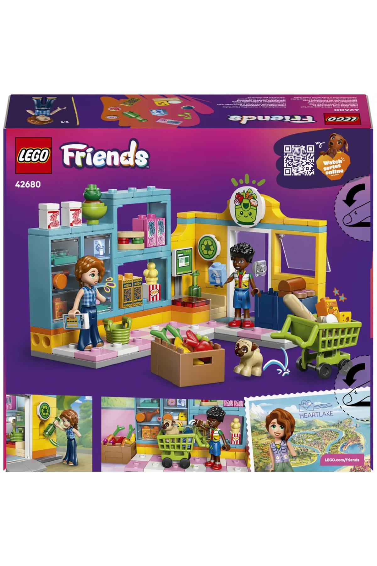 ® Friends Heartlake Şehri Marketi 42680 – 5+ Yaratıcı Oyuncak Yapım Seti (176 Parça)-Lego