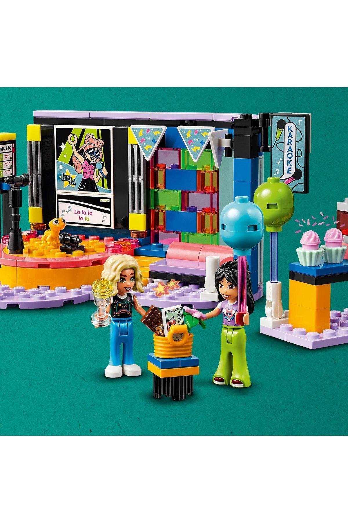 ® Friends Karaoke Müzik Partisi 42610  - 6 Yaş ve Üzeri İçin Yapım Seti (196 Parça)-Lego