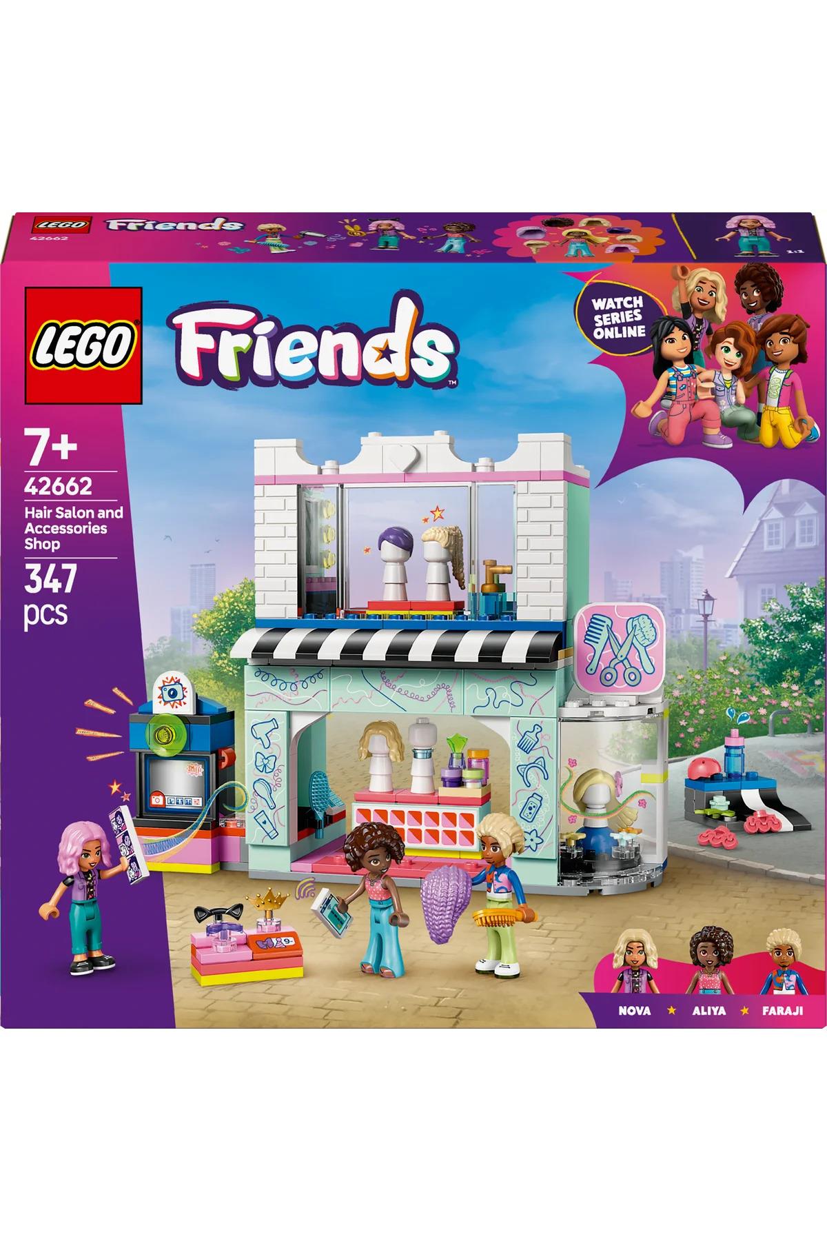 ® Friends Kuaför ve Aksesuar Mağazası 42662 - 7+ Çocuklar için Yaratıcı Oyuncak Yapım Seti (347P)-Lego
