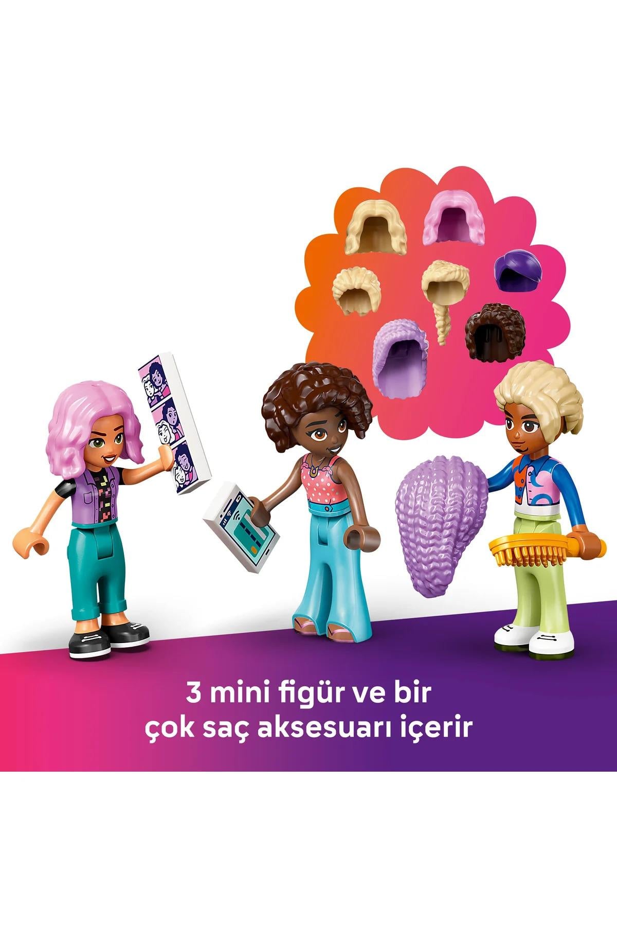 ® Friends Kuaför ve Aksesuar Mağazası 42662 - 7+ Çocuklar için Yaratıcı Oyuncak Yapım Seti (347P)-Lego