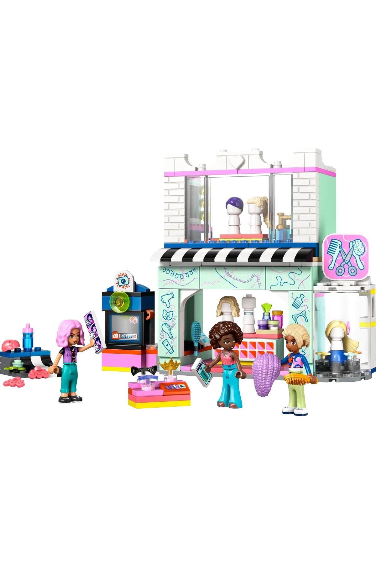 ® Friends Kuaför ve Aksesuar Mağazası 42662 - 7+ Çocuklar için Yaratıcı Oyuncak Yapım Seti (347P)-Lego