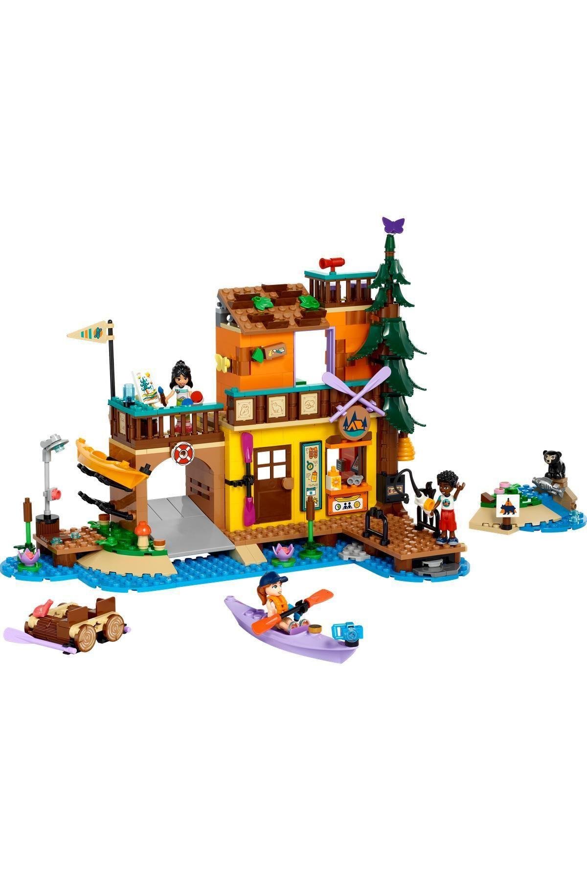 ® Friends Macera Kampı Su Sporları 42626 - 7 Yaş ve Üzeri Yapım Seti (628 Parça)-Lego