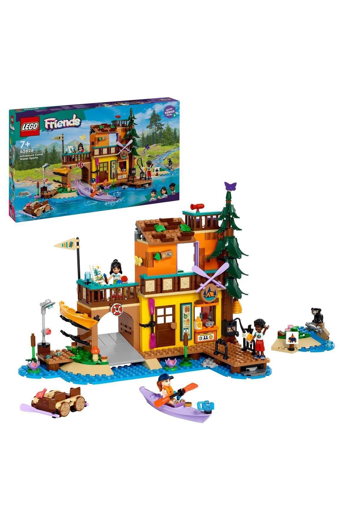 ® Friends Macera Kampı Su Sporları 42626 - 7 Yaş ve Üzeri Yapım Seti (628 Parça)-Lego