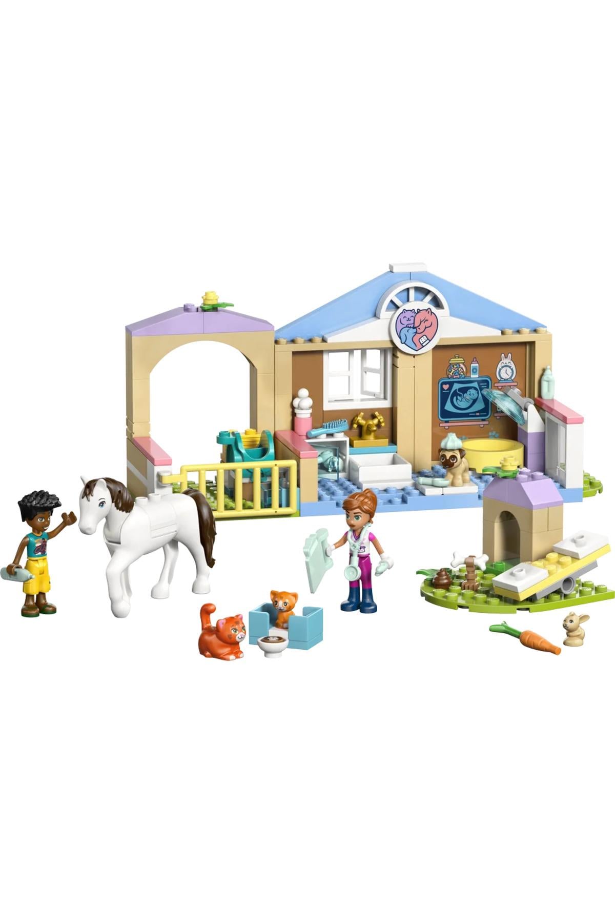 ® Friends Veteriner Kliniği 42696 – 4+ Yaratıcı Oyuncak Yapım Seti (141 Parça)-Lego