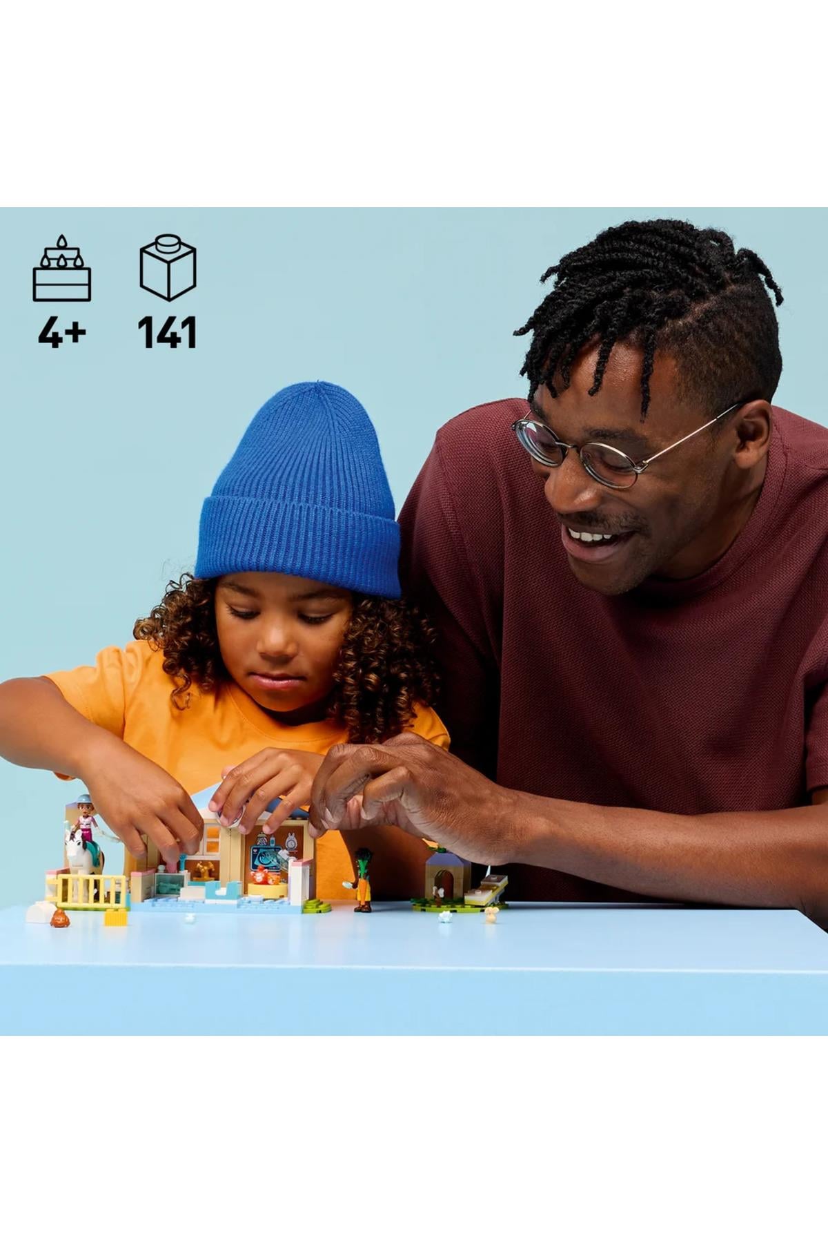 ® Friends Veteriner Kliniği 42696 – 4+ Yaratıcı Oyuncak Yapım Seti (141 Parça)-Lego