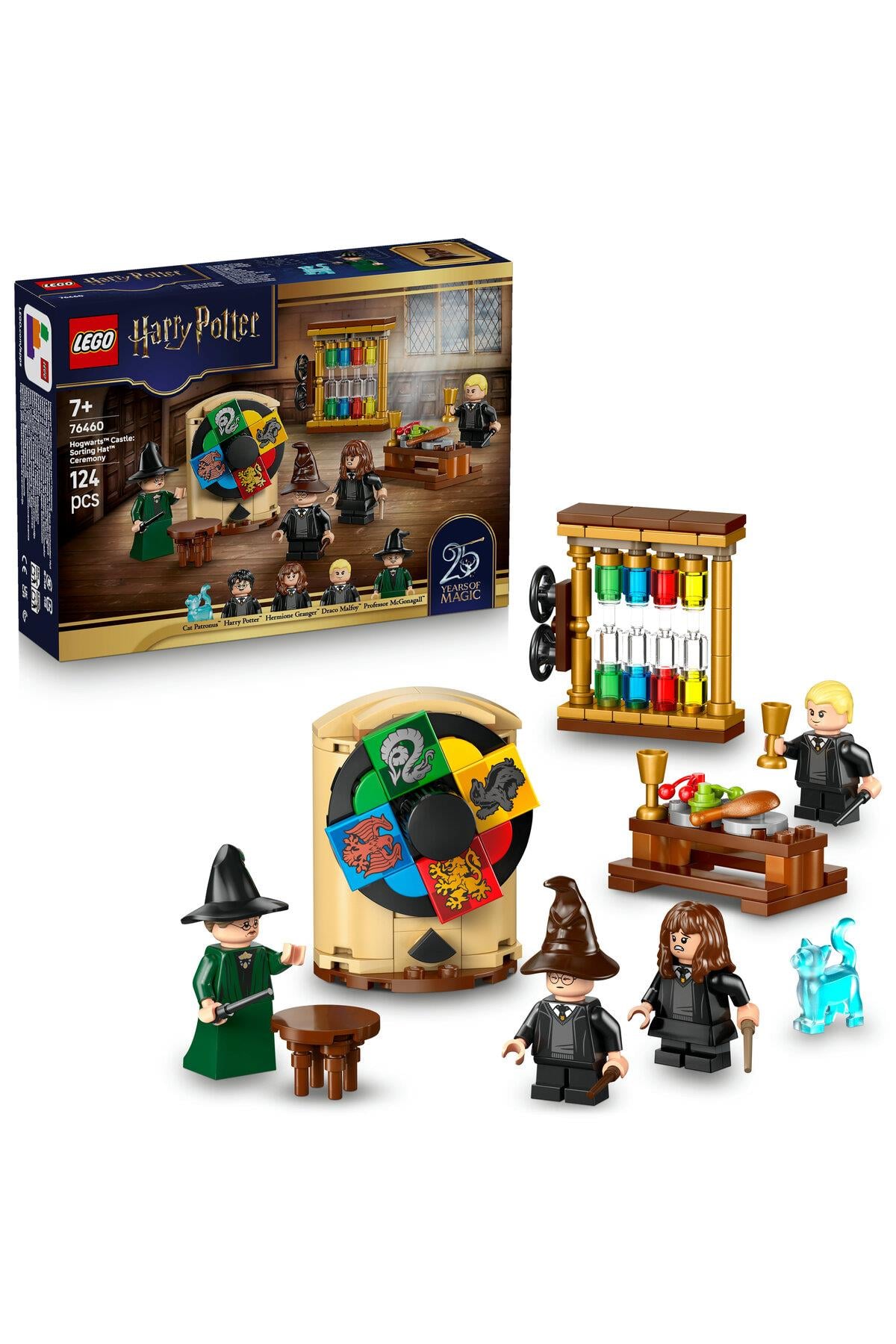 ® Harry Potter™ Hogwarts™ Şatosu: Seçmen Şapka Töreni 76460 - 7+ Oyuncak Yapım Seti (124 Parça)-Lego