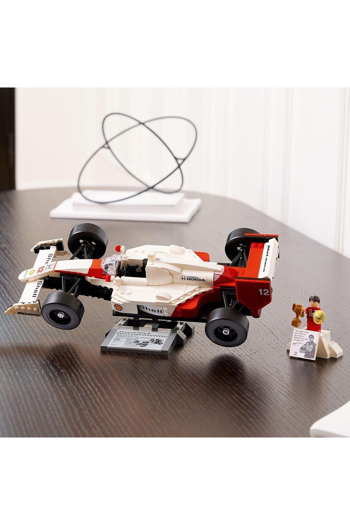 ® Icons McLaren MP4/4 ve Ayrton Senna 10330- 18 Yaş ve Üzeri İçin Yapım Seti (693 Parça)-Lego