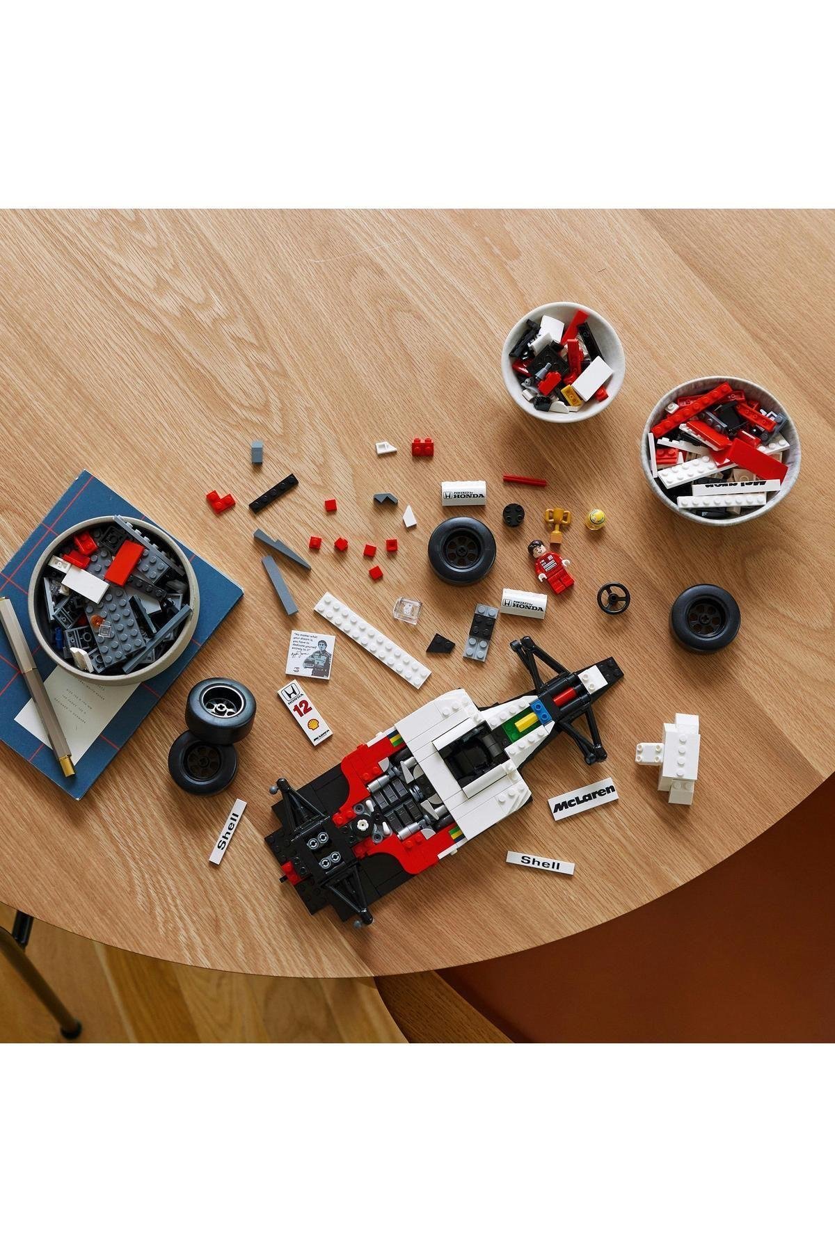 ® Icons McLaren MP4/4 ve Ayrton Senna 10330- 18 Yaş ve Üzeri İçin Yapım Seti (693 Parça)-Lego