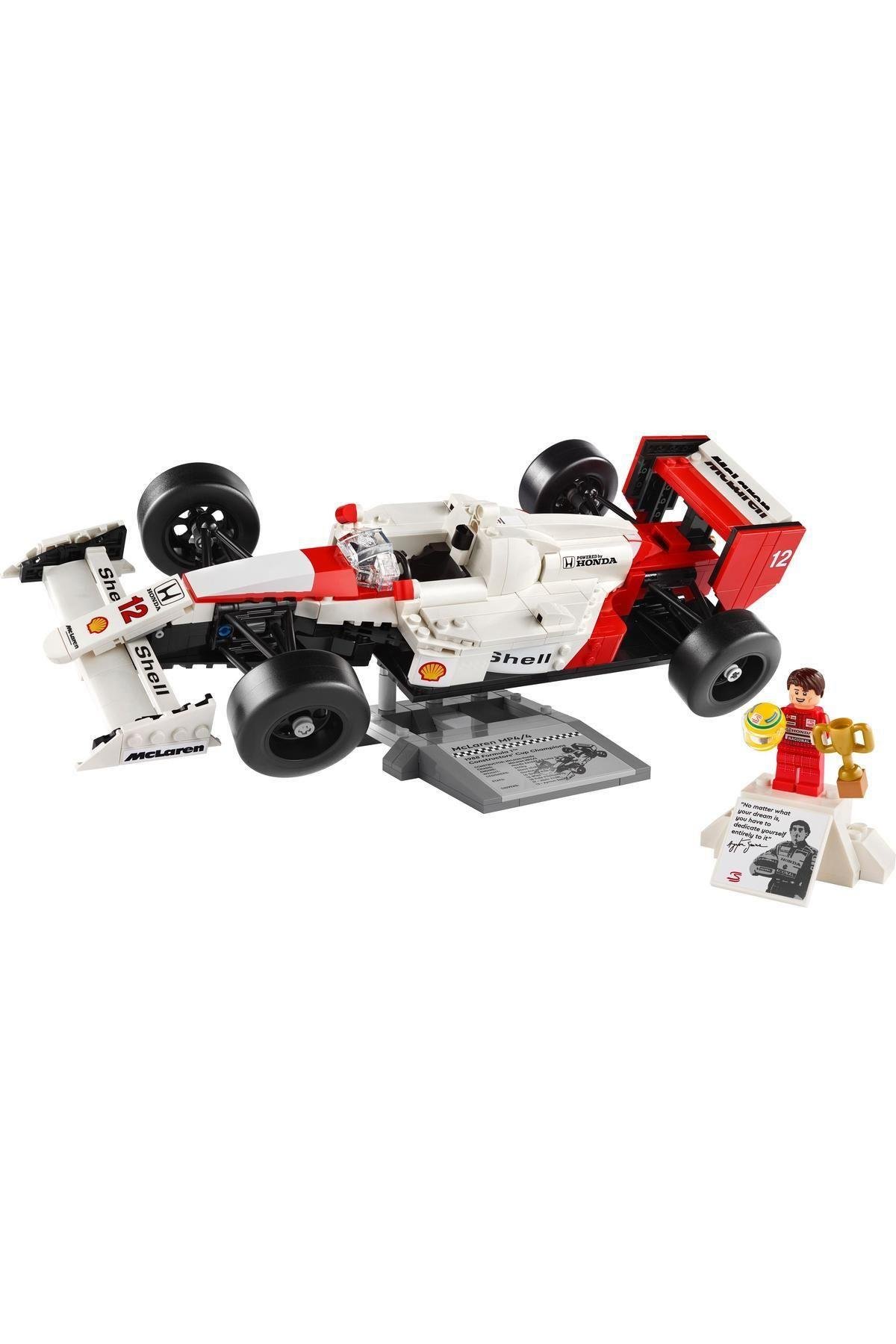 ® Icons McLaren MP4/4 ve Ayrton Senna 10330- 18 Yaş ve Üzeri İçin Yapım Seti (693 Parça)-Lego