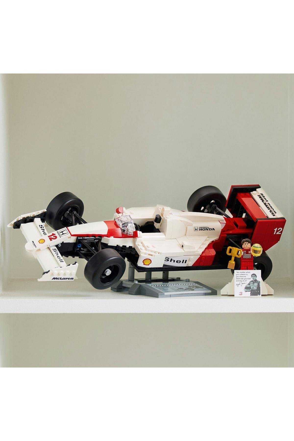 ® Icons McLaren MP4/4 ve Ayrton Senna 10330- 18 Yaş ve Üzeri İçin Yapım Seti (693 Parça)-Lego
