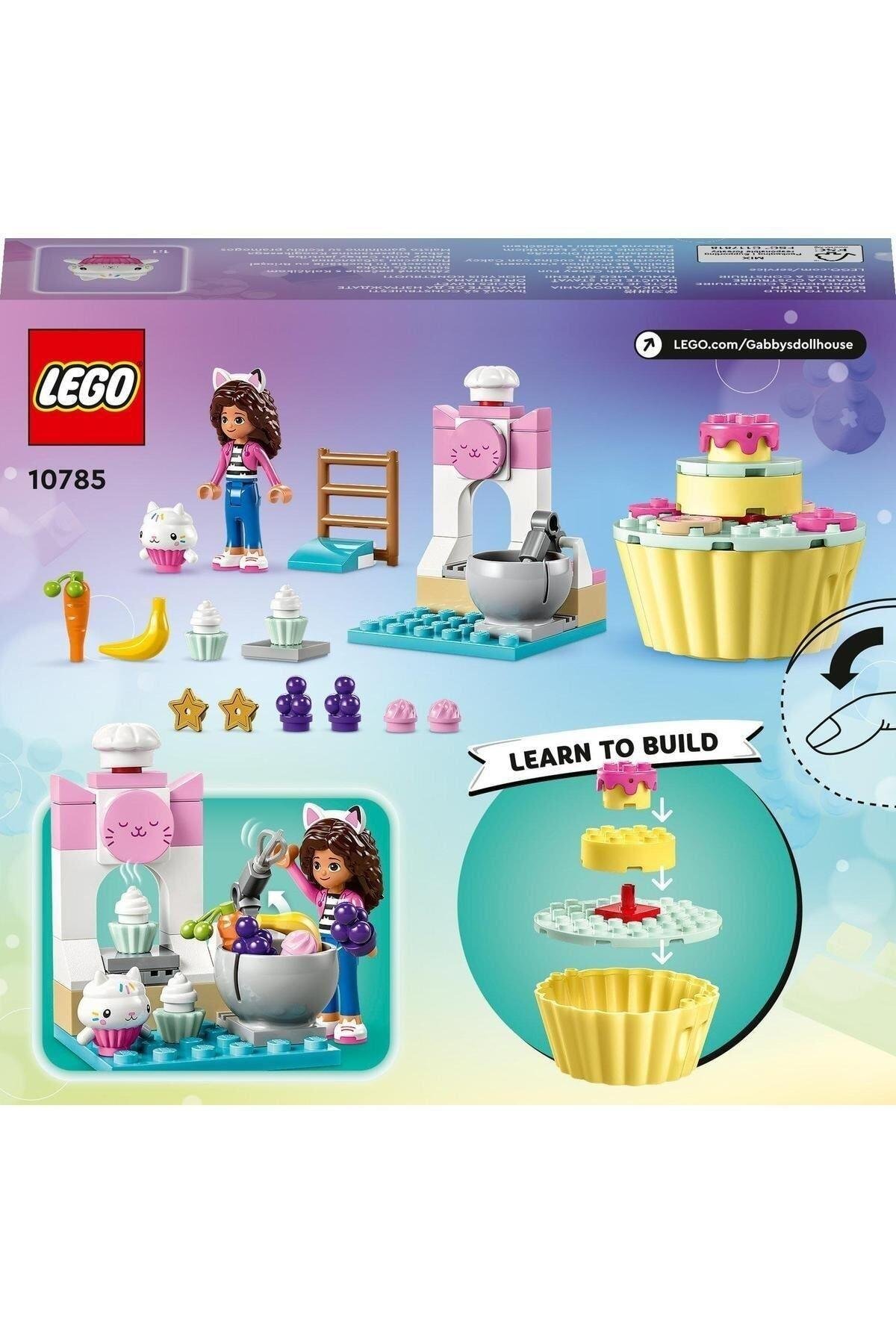 ® Kekedi ile Pasta Eğlencesi 10785 - 4 Yaş ve Üzeri Yaratıcı Oyuncak Yapım Seti (58 Parça)-Lego