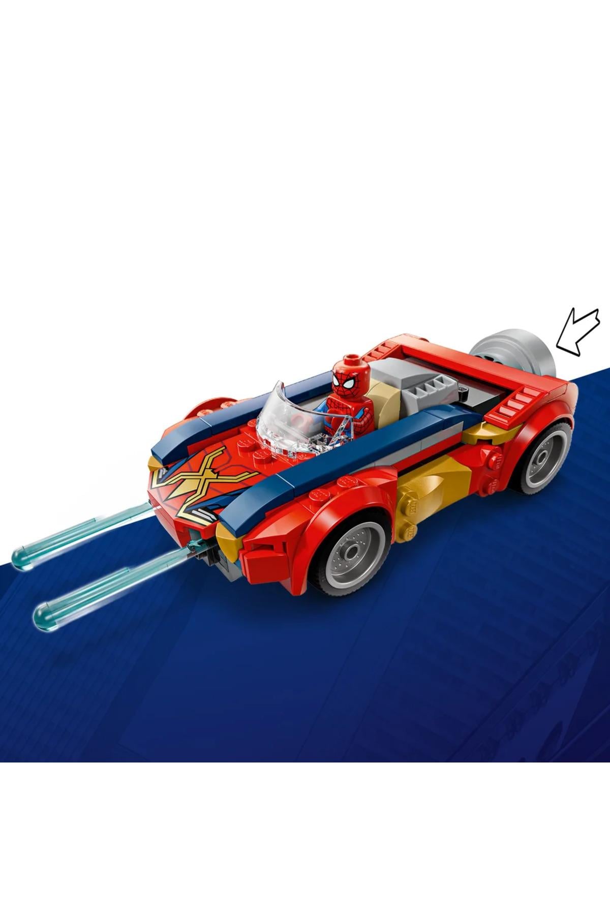 ® ǀ Marvel Örümcek Adam Arabası vs. Venom Wolverine 76336 - 7+ Oyuncak Yapım Seti (134 Parça)-Lego