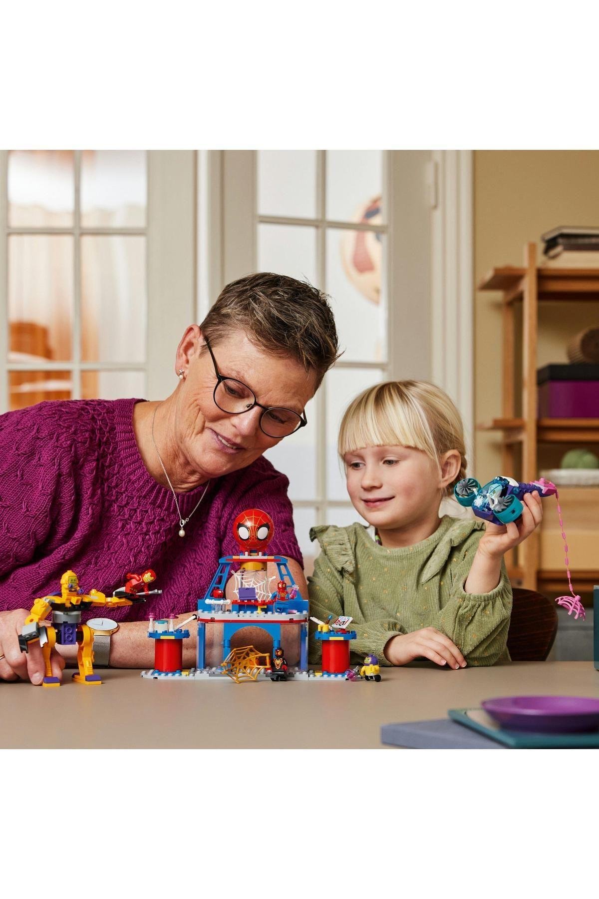 ® Marvel Spidey Takımı Ağ Örücü Karargahı 10794 - 4 Yaş ve Üzeri İçin Yapım Seti (193 Parça)-Lego