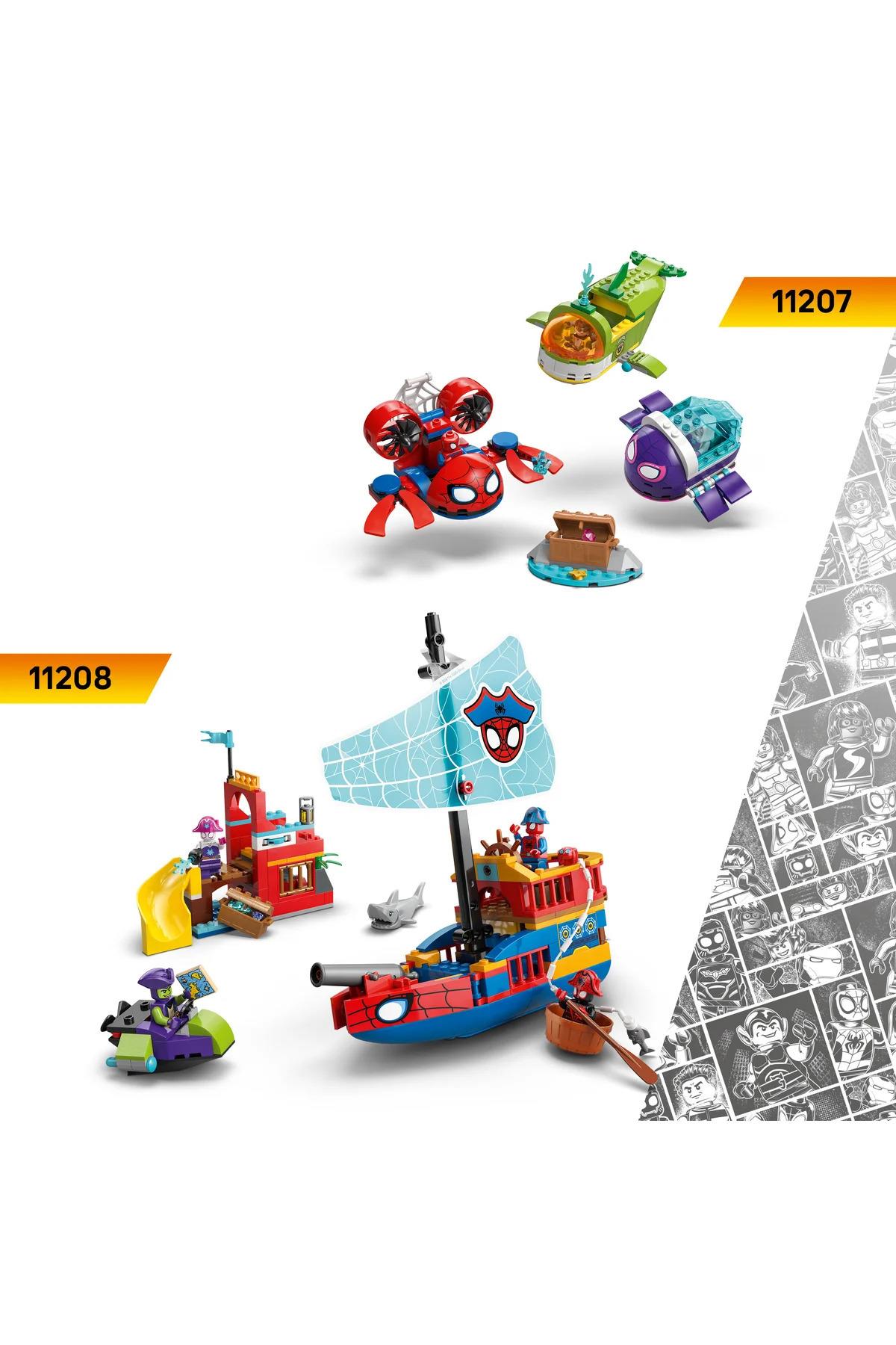 ® ǀ Marvel Spidey ve Arkadaşları Spidey vs. Rhino 11206 - 4+ Oyuncak Yapım Seti (61 Parça)-Lego